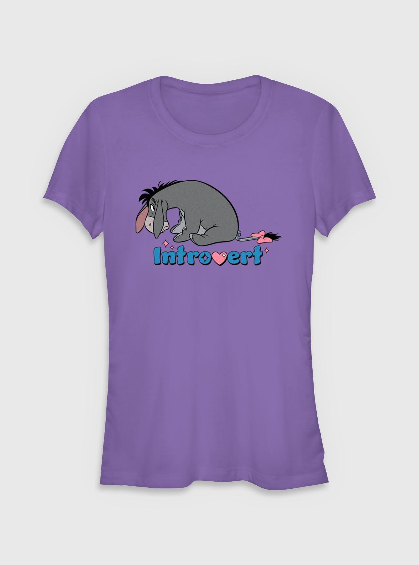 Disney Winnie The Pooh Eeyore Introvert Girls T-Shirt, PURPLE, hi-res