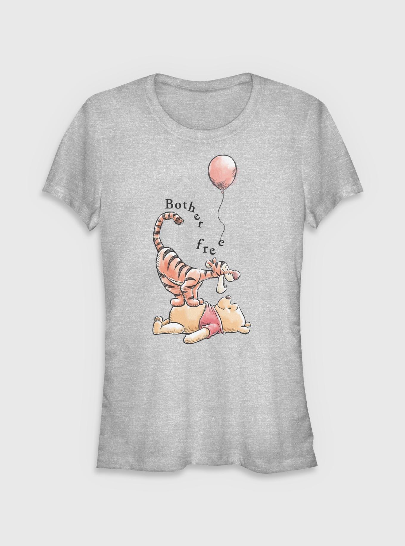 Disney Winnie The Pooh Bother Free Girls T-Shirt, ATH HTR, hi-res