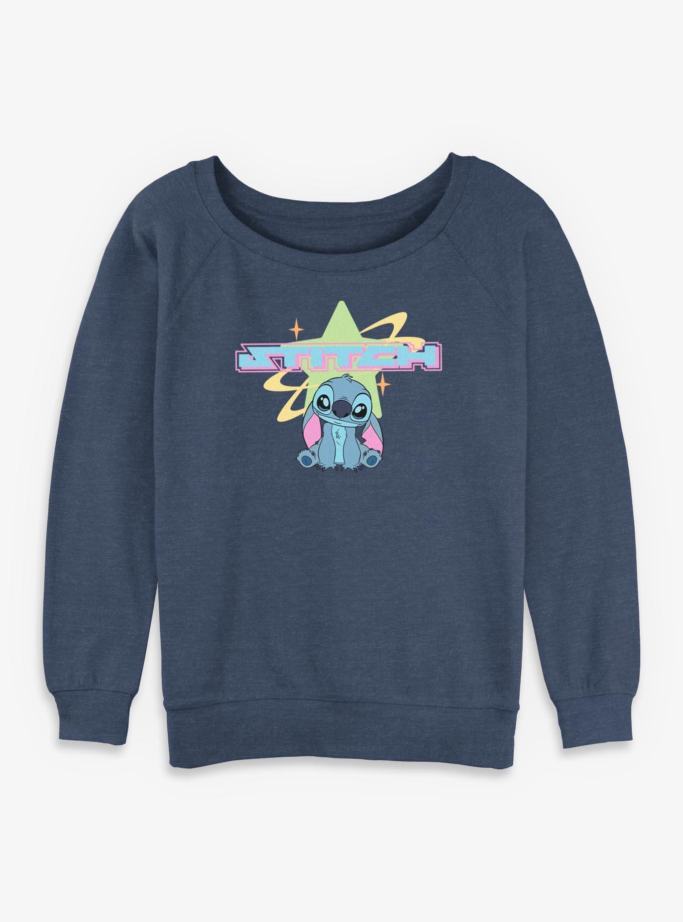 Disney Lilo & Stitch Stitch Stars Girls Slouchy Sweatshirt