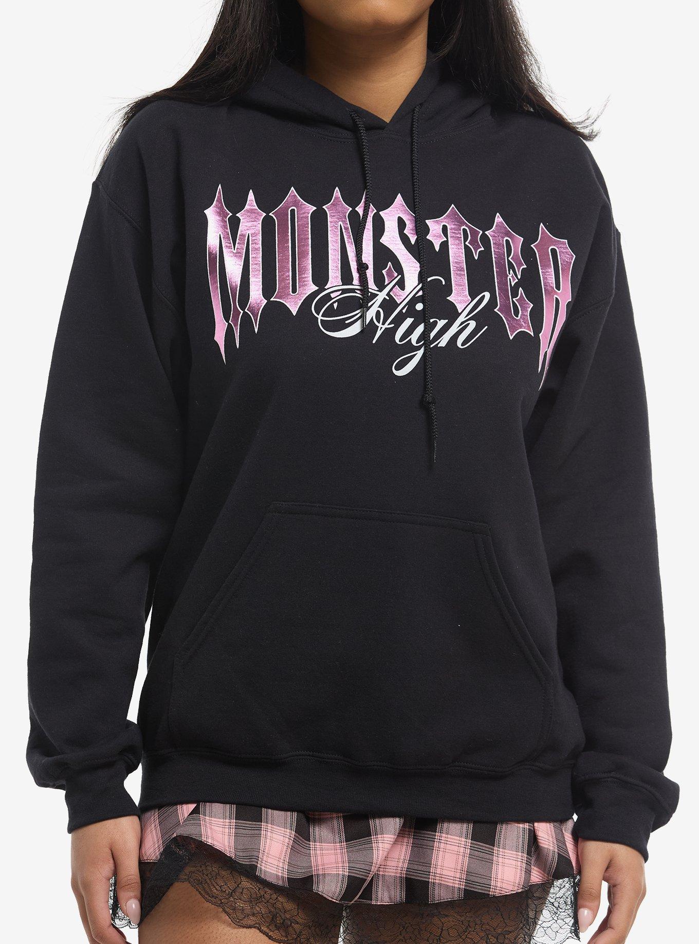 Monster High Pink Foil Print Hoodie, , hi-res