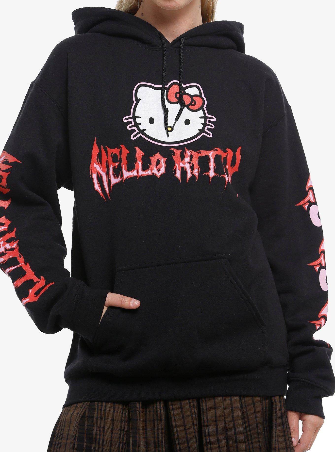 Hello Kitty Bows Metal Hoodie, , hi-res