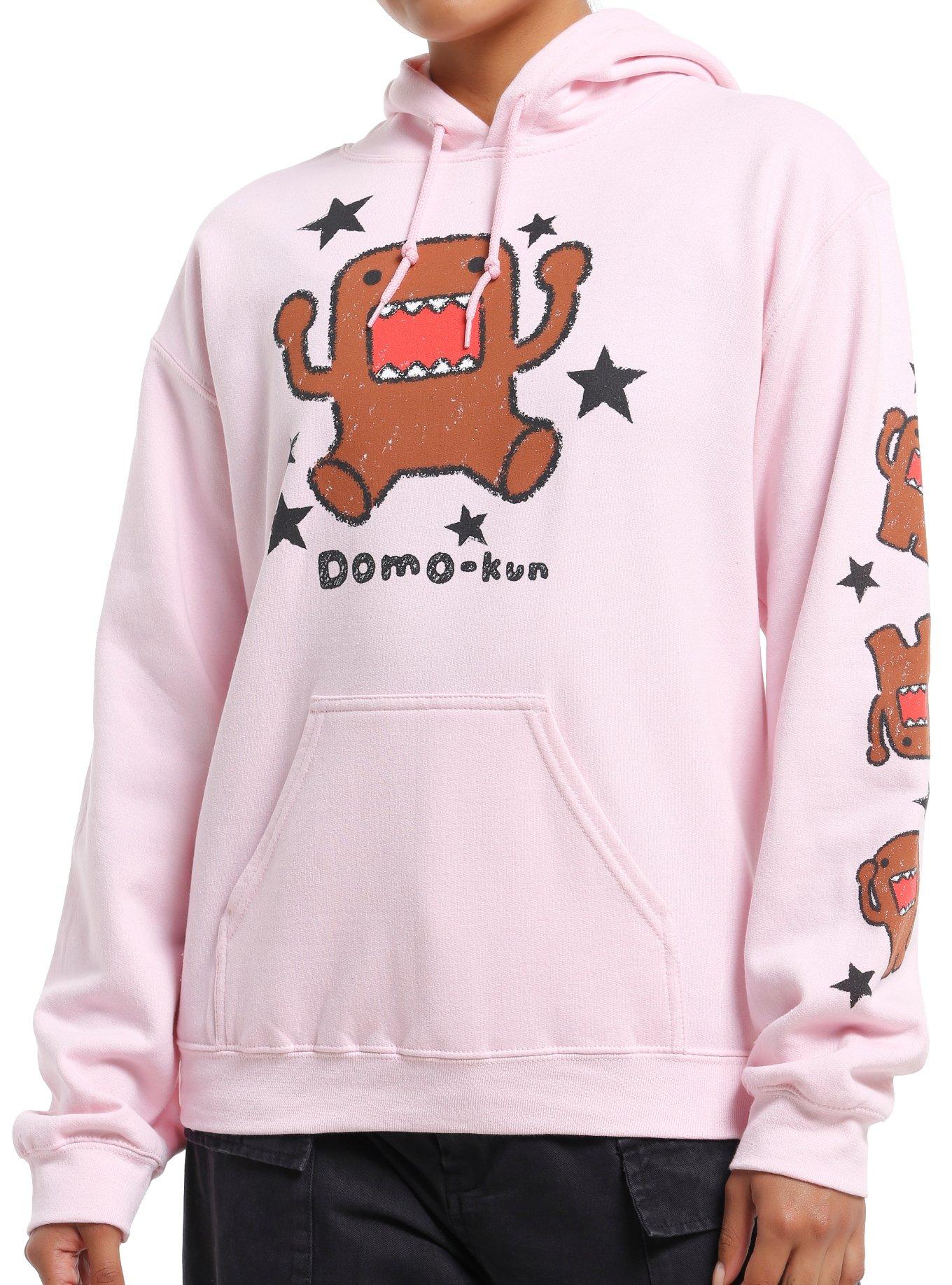 Domo Stars Doodle Pink Hoodie, , hi-res