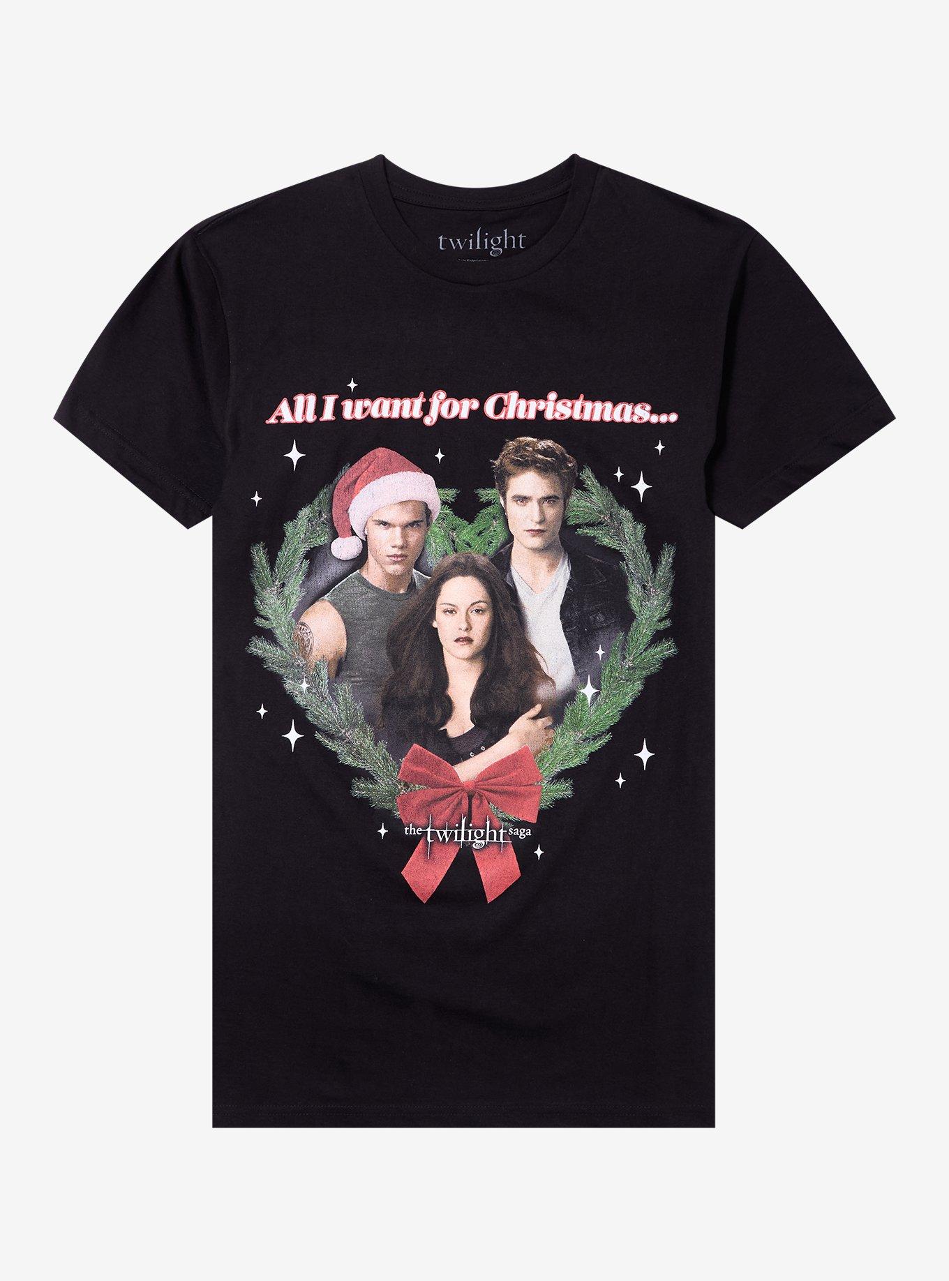 The Twilight Saga Christmas Trio T-Shirt, , hi-res