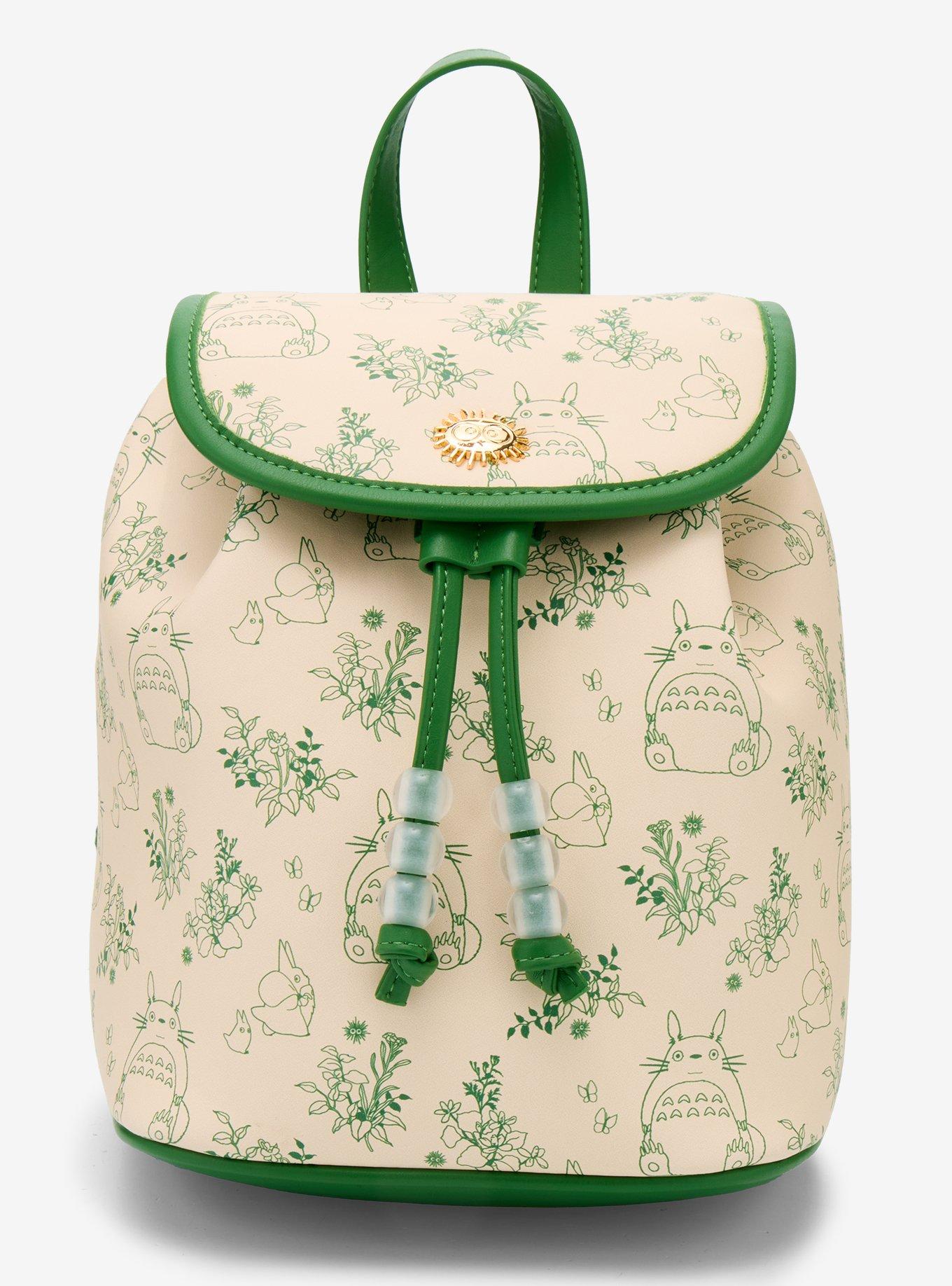 Studio Ghibli My Neighbor Totoro Floral Slouch Mini Backpack Our Universe Studio Ghibli My Neighbor Totoro | Mercari main image 3
