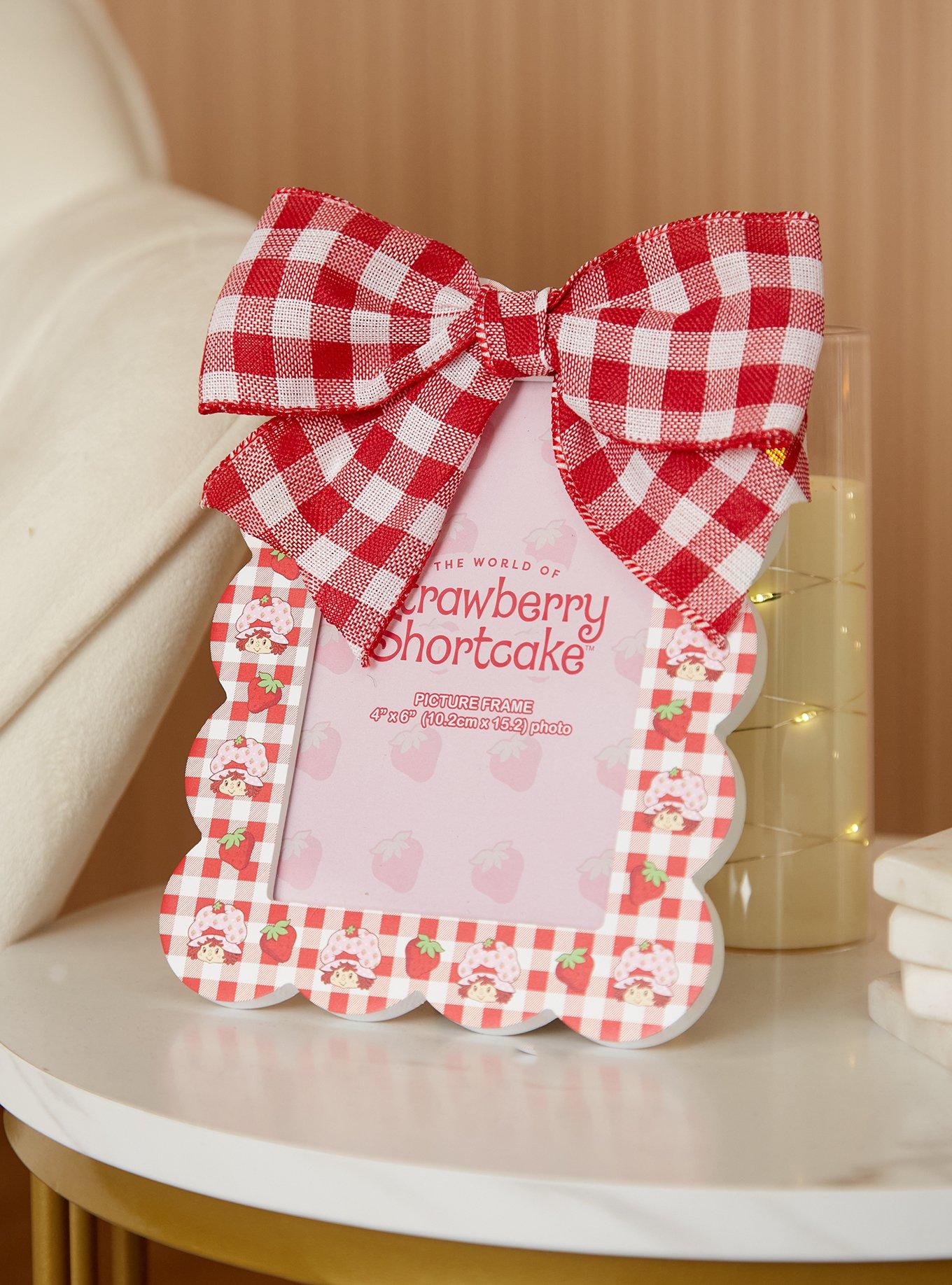 Strawberry Shortcake Gingham Bow Photo Frame &mdash; BoxLunch Exclusive, , hi-res