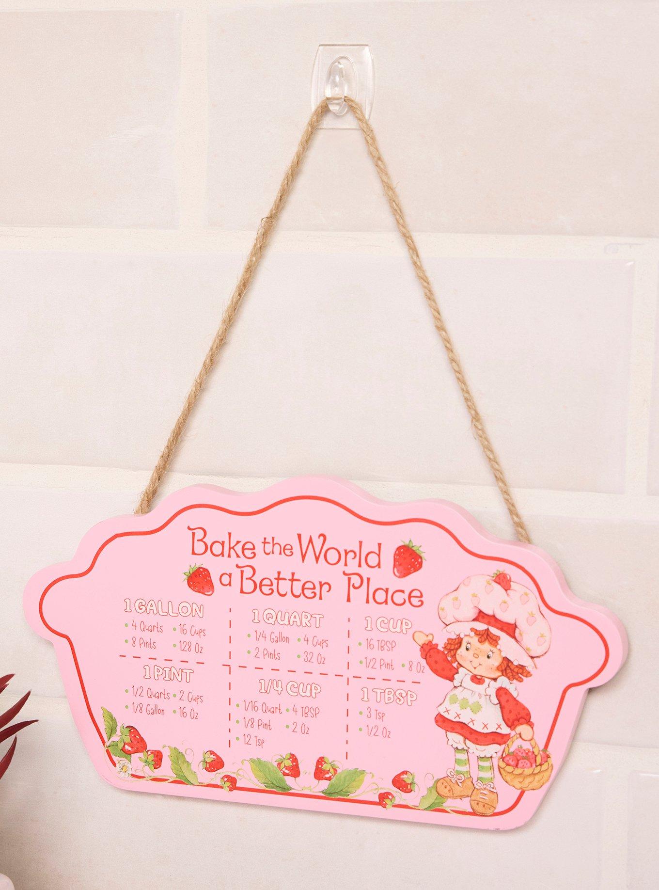 Strawberry Shortcake Bake the World a Better Place Kitchen Conversion Chart &mdash; BoxLunch Exclusive, , hi-res
