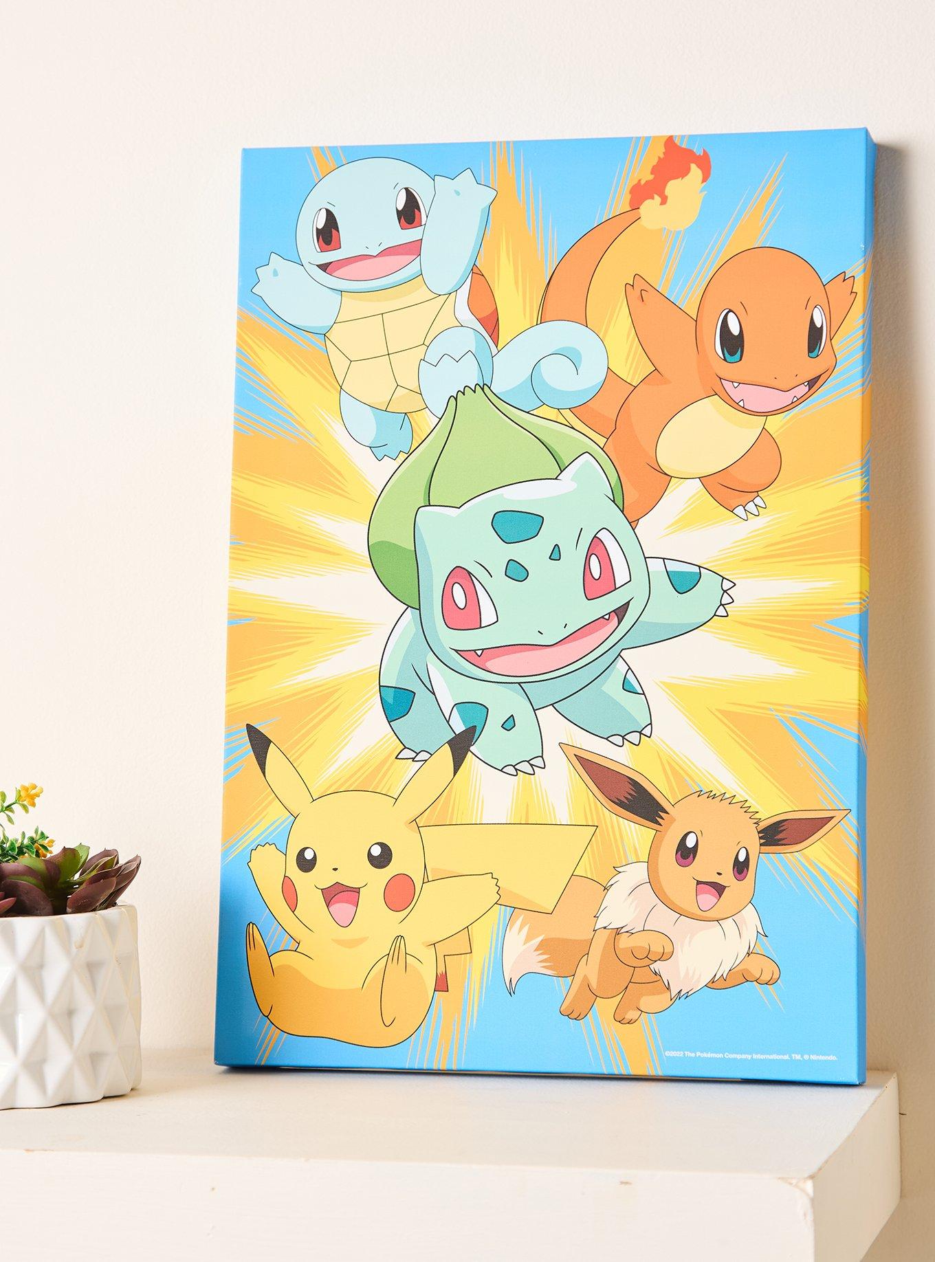 Pok&eacute;mon Group Portrait Wall Canvas, , hi-res