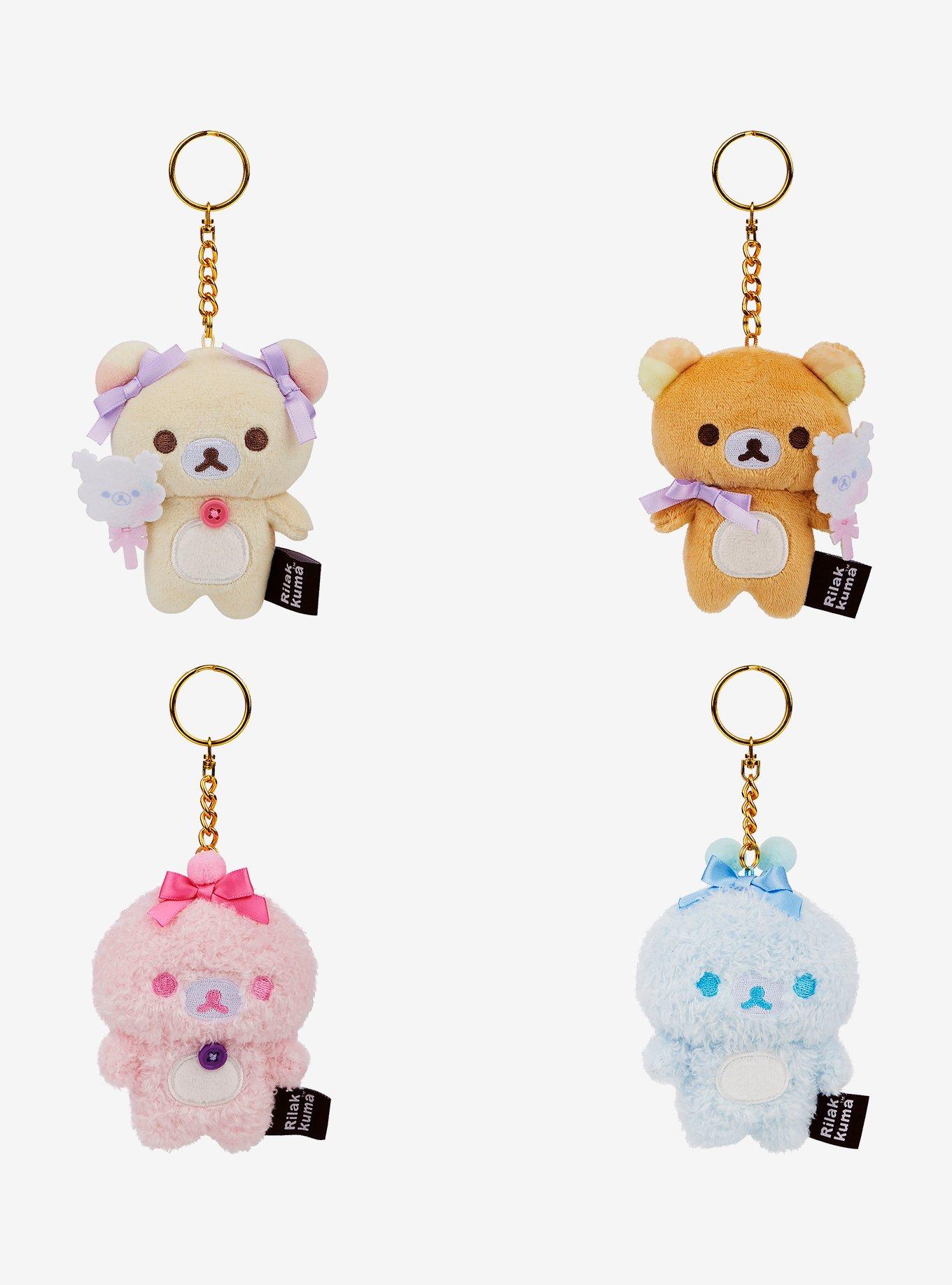 San-X Rilakkuma & Friends Cotton Candy Blind Box Plush Bag Charm, , hi-res