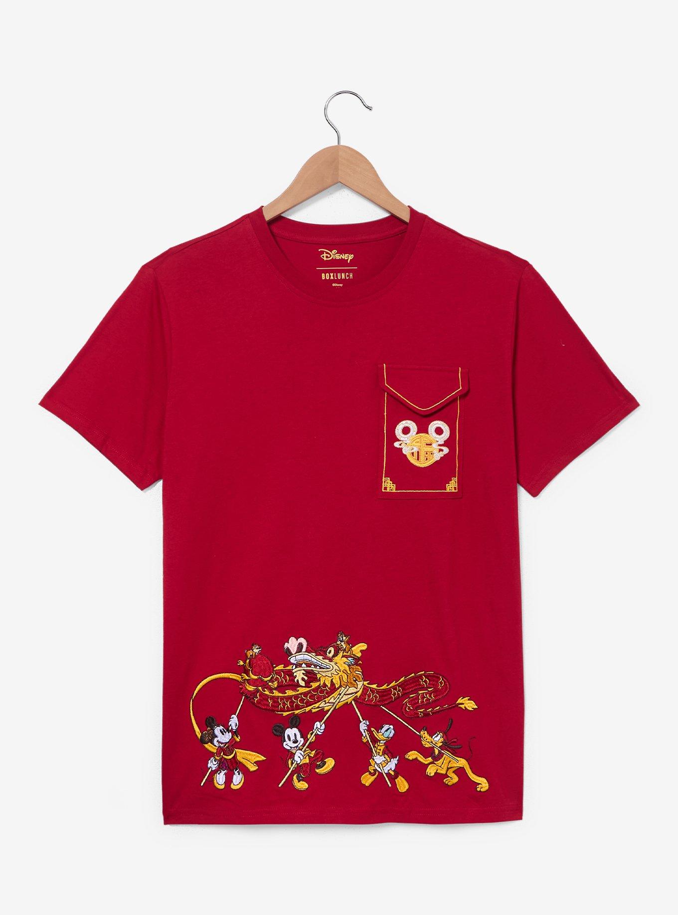 Disney Mickey & Friends Lunar New Year Red Envelope Pocket T-Shirt, , hi-res