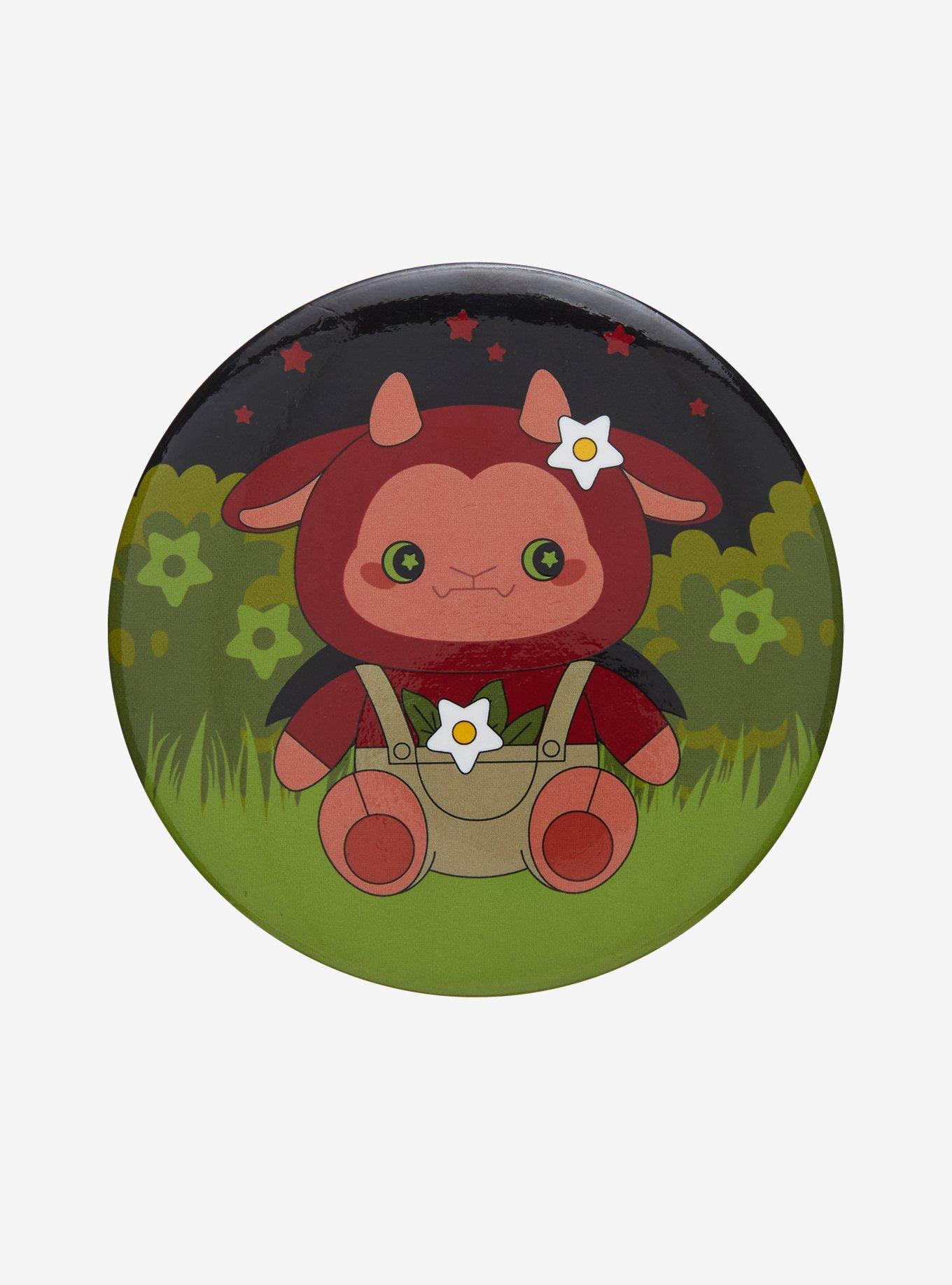 Cryptids Chibi Jersey Devil 3 Inch Button, , hi-res