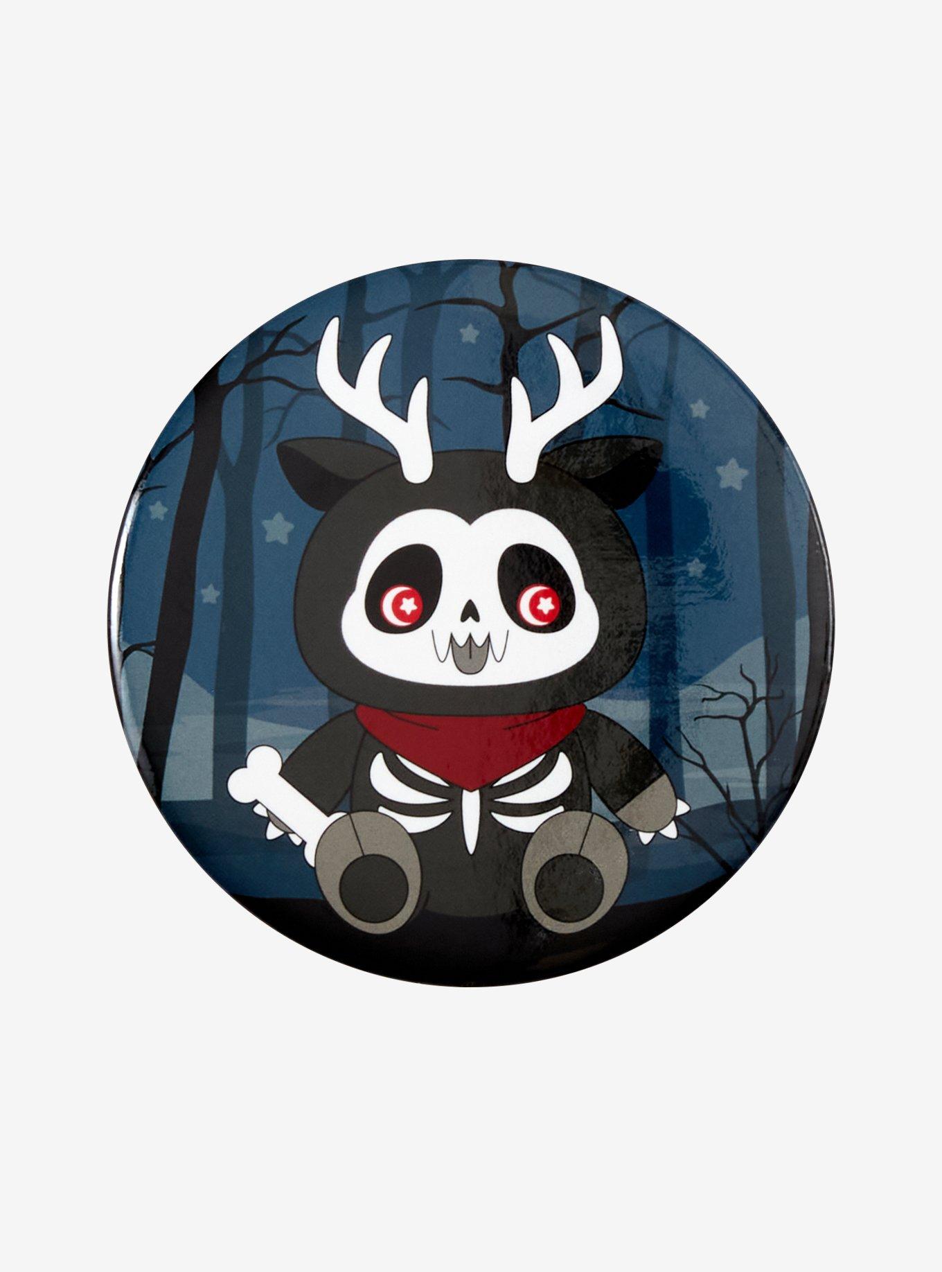 Cryptids Chibi Wendigo 3 Inch Button, , hi-res