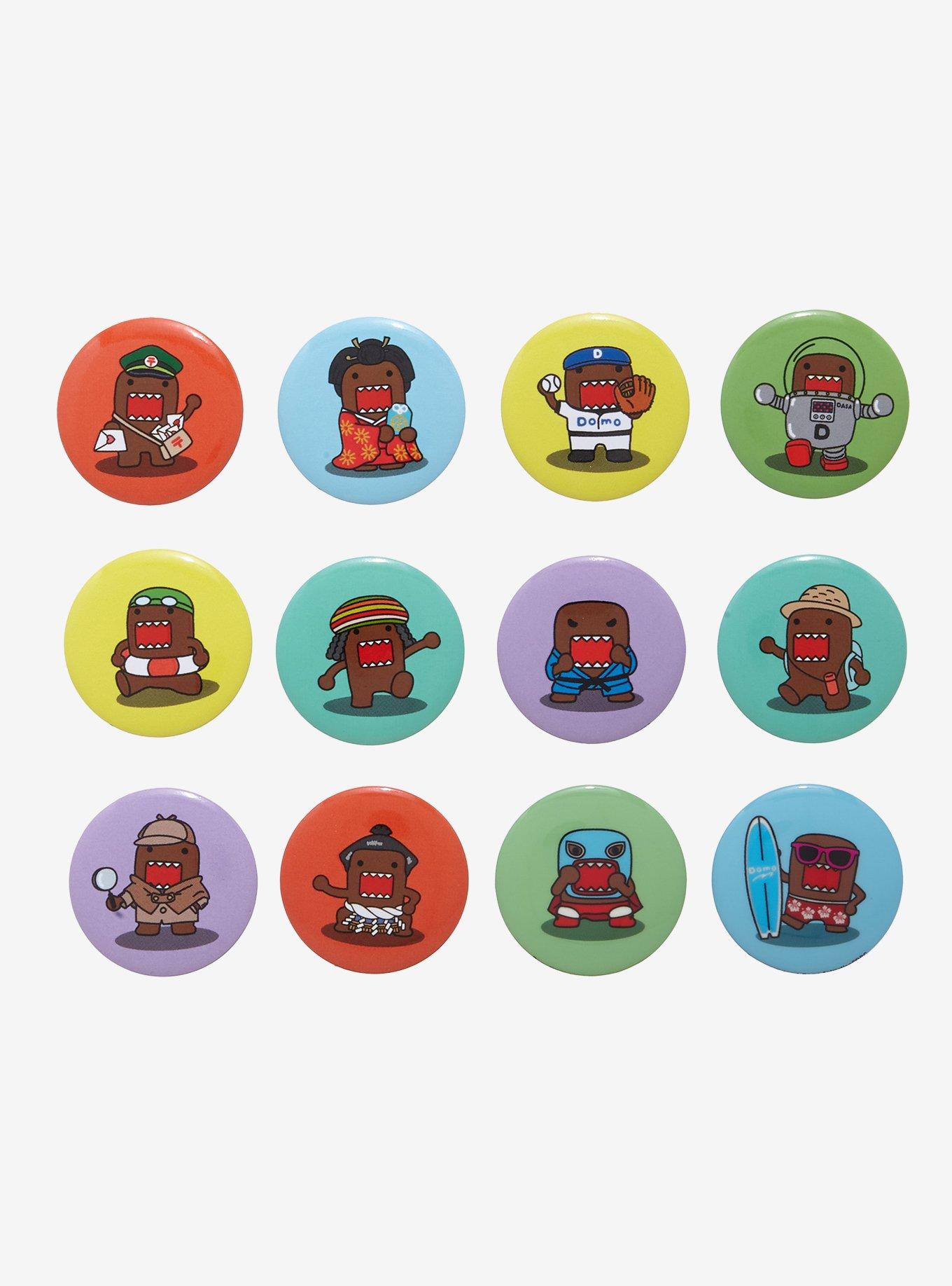 Domo In Disguise Blind Bag Button Hot Topic Exclusive, , hi-res