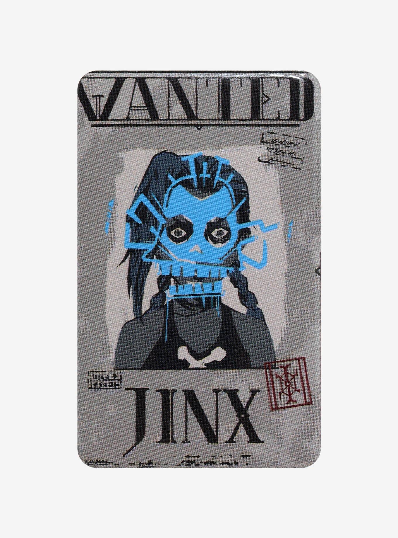 Arcane Jinx Wanted Poster Button, , hi-res