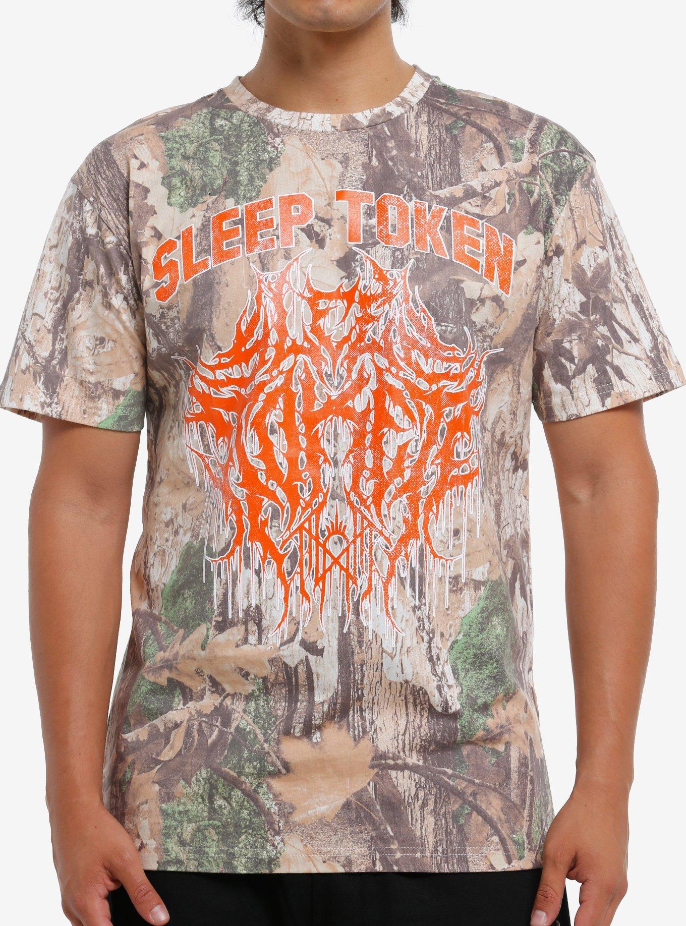 Sleep Token Logo Camouflage T-Shirt, , hi-res