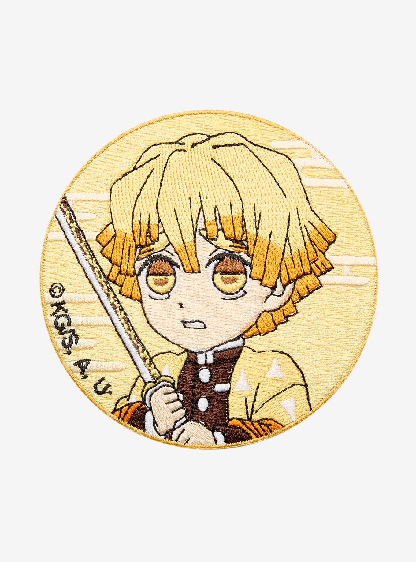 Demon Slayer: Kimetsu No Yaiba Zenitsu Scared Patch, , hi-res