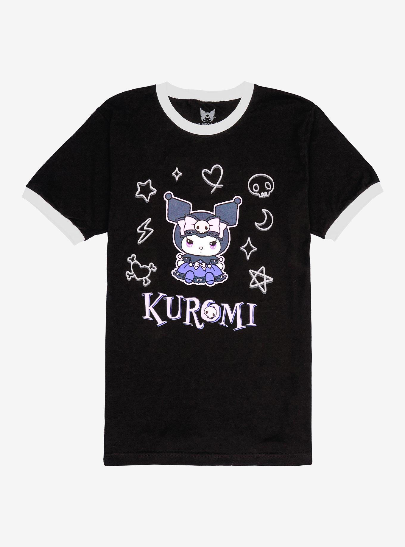 Kuromi's Mischief Mansion Ringer T-Shirt, , hi-res