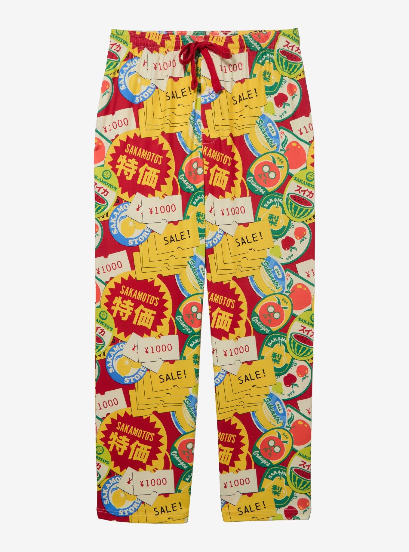 Sakamoto Days Stamps Allover Print Sleep Pants — BoxLunch Exclusive, , hi-res