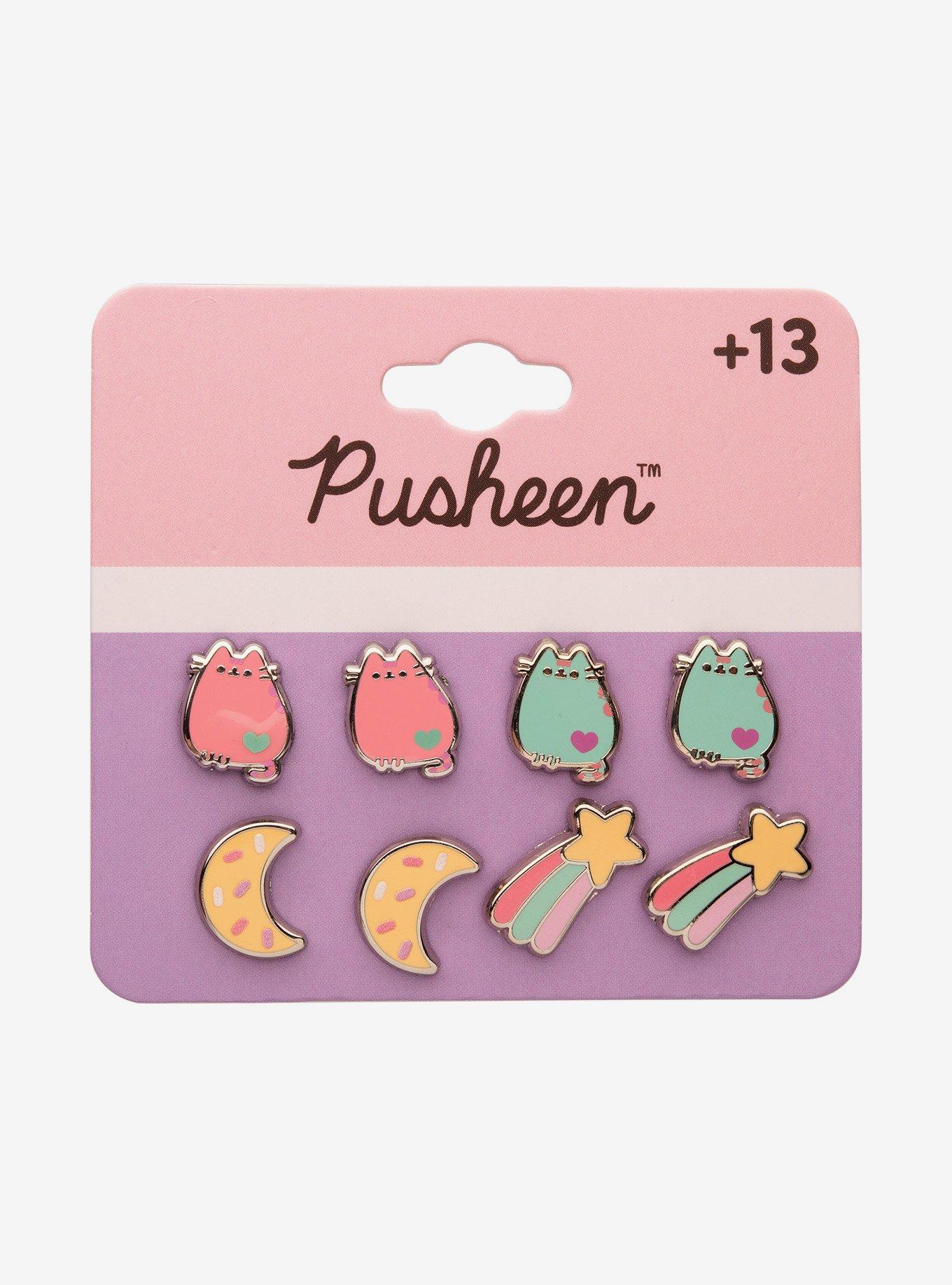 Pusheen Pastel Celestial Stud Earring Set, , hi-res