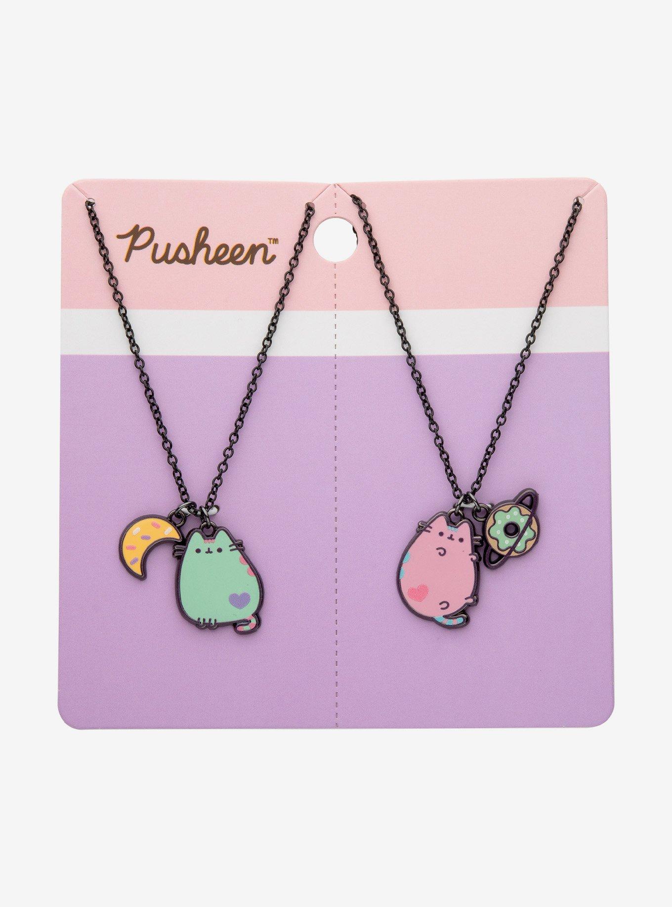 Pusheen Pastel Sweets Best Friend Necklace Set, , hi-res