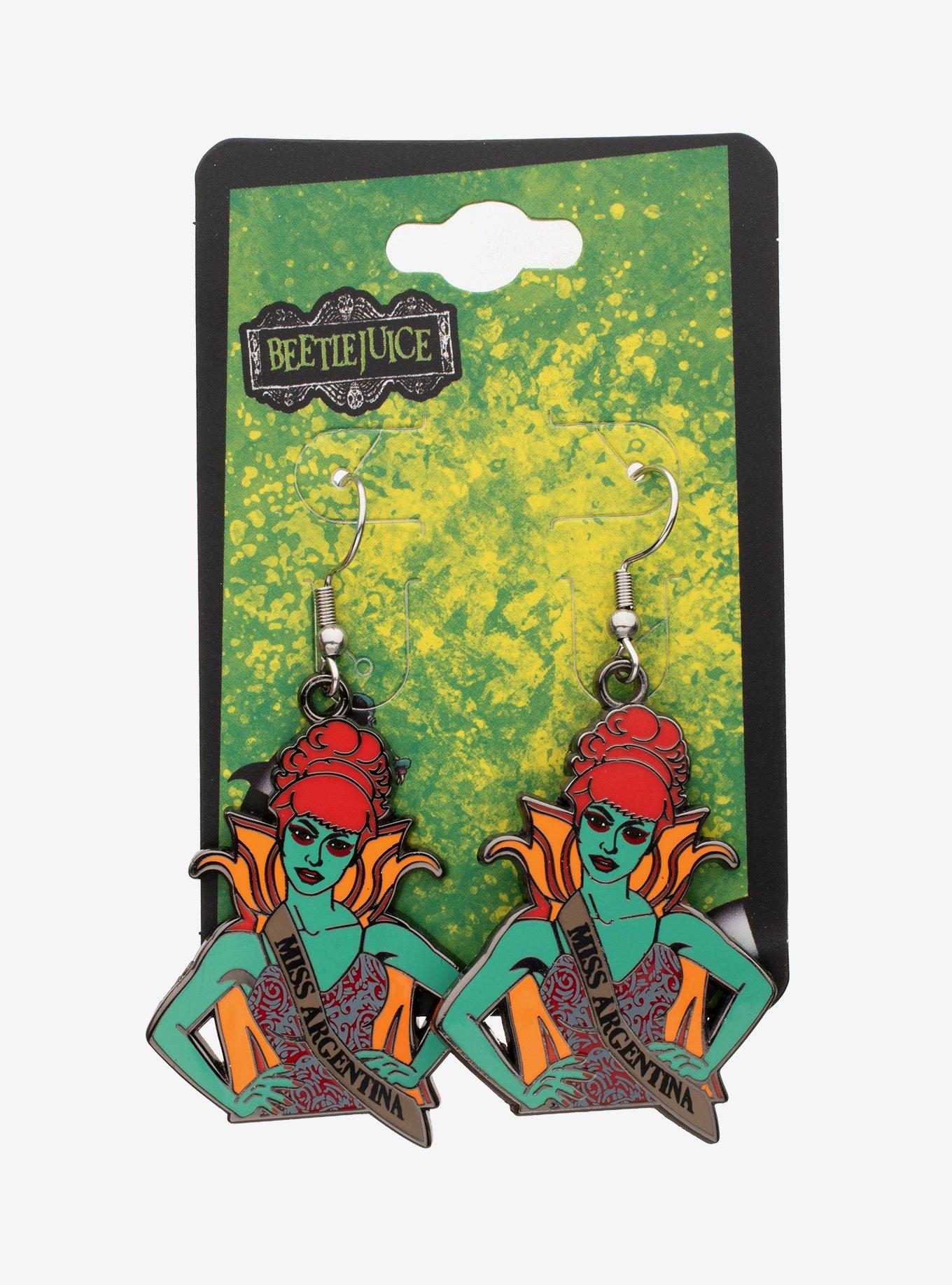 Beetlejuice Miss Argentina Drop Earrings, , hi-res