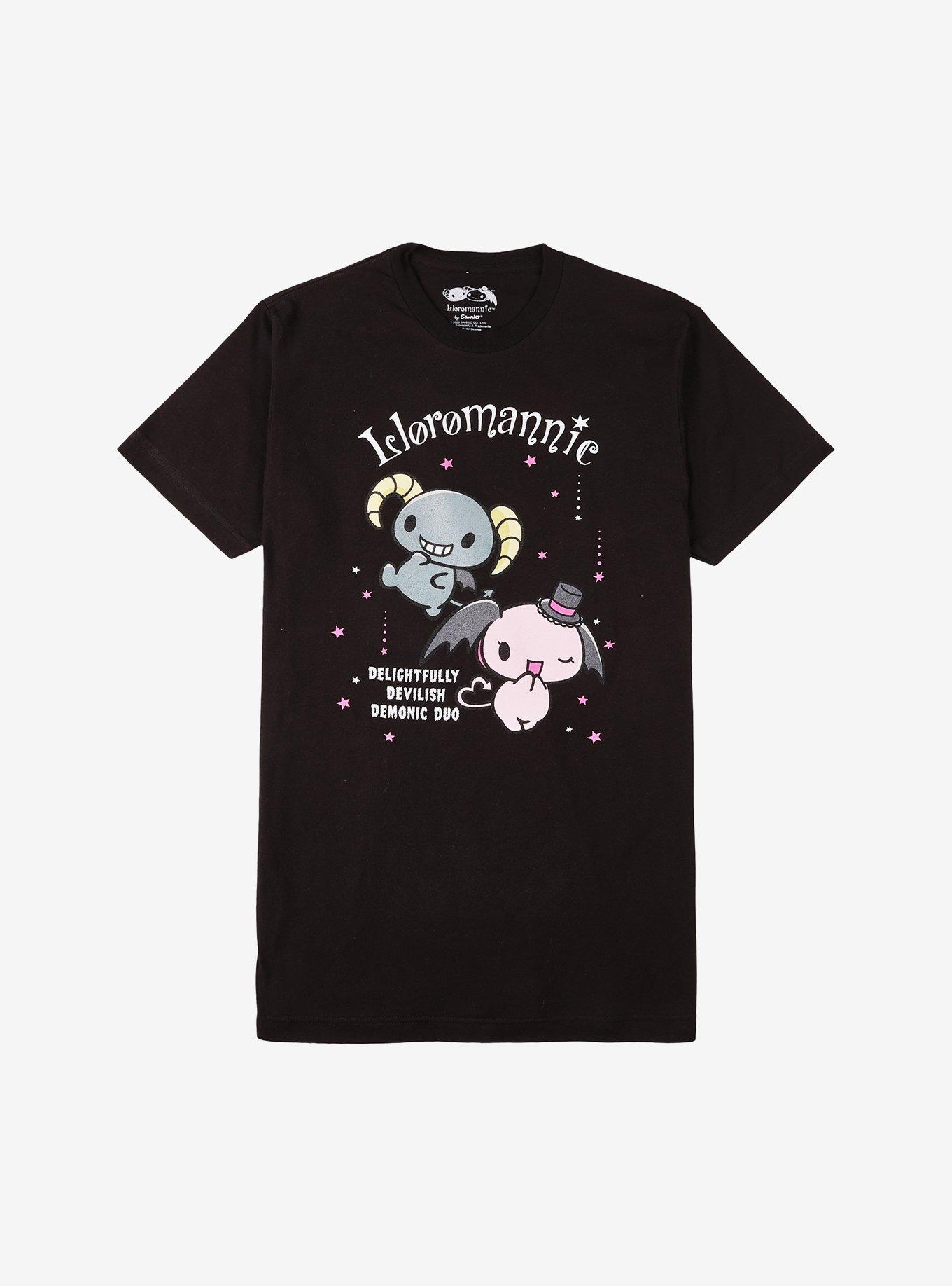 【希少レア】サンリオ　chillynilly チリーニリー Lloromannic Berry & Cherry Devilish Duo T-Shirt | Hot Topic