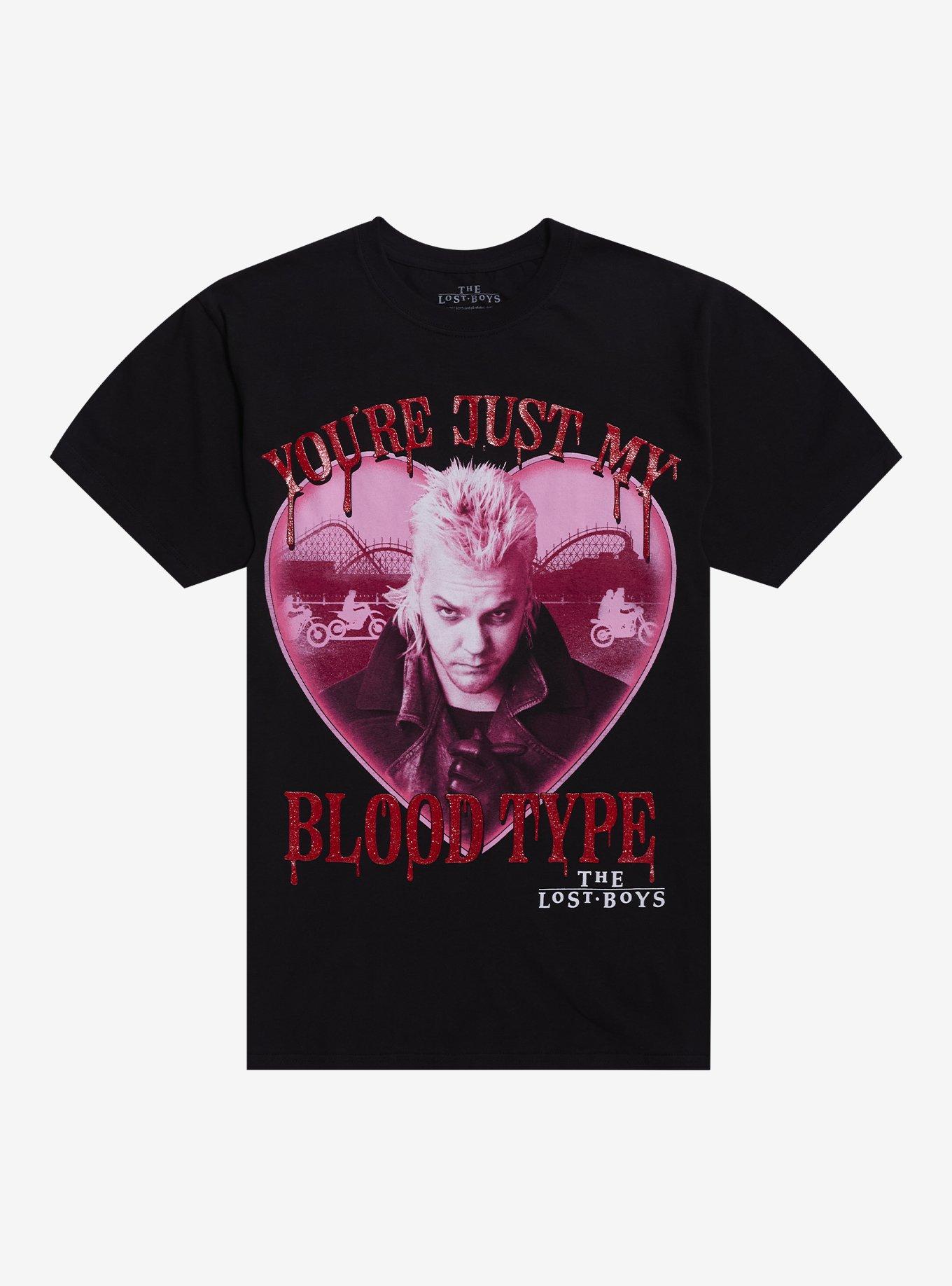 The Lost Boys Blood Type Glitter T-Shirt