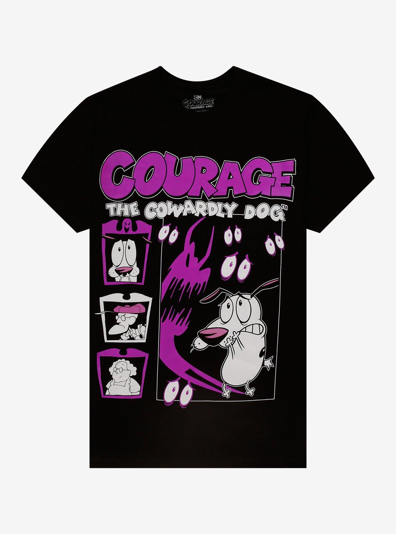 Courage The Cowardly Dog Character Grid T-Shirt, , hi-res