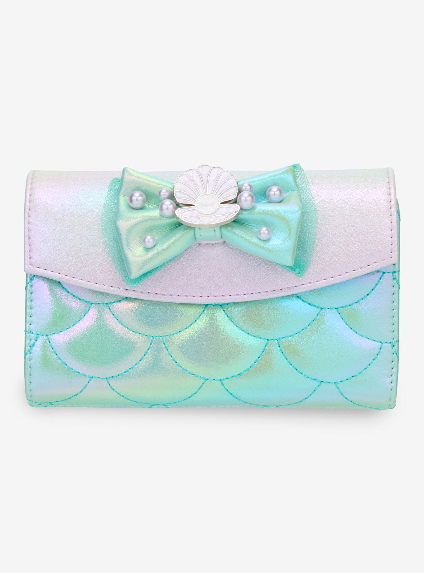 Loungefly Disney The Little Mermaid Iridescent Shell Wallet, , hi-res