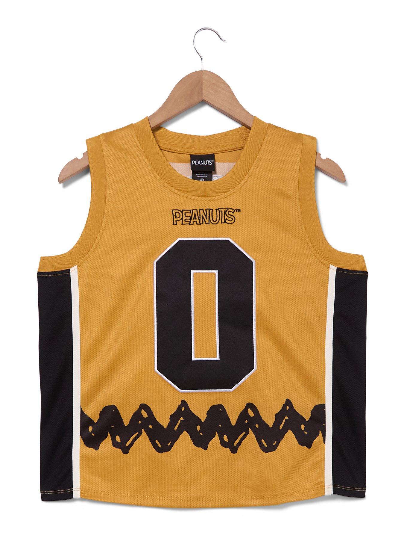 Peanuts Charlie Brown Stripe Women's Basketball Jersey &mdash; BoxLunch Exclusive, , hi-res