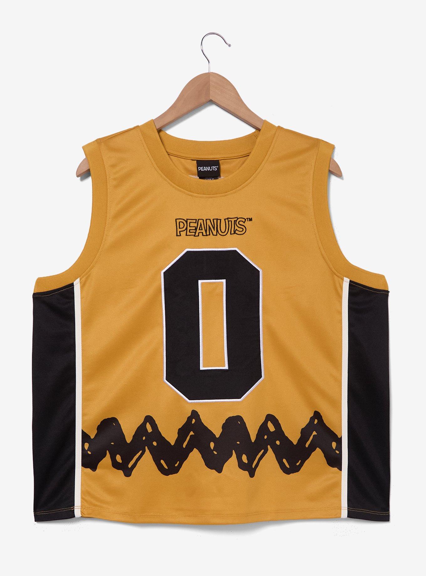 Peanuts Charlie Brown Stripe Women's Plus Basketball Jersey — BoxLunch Exclusive