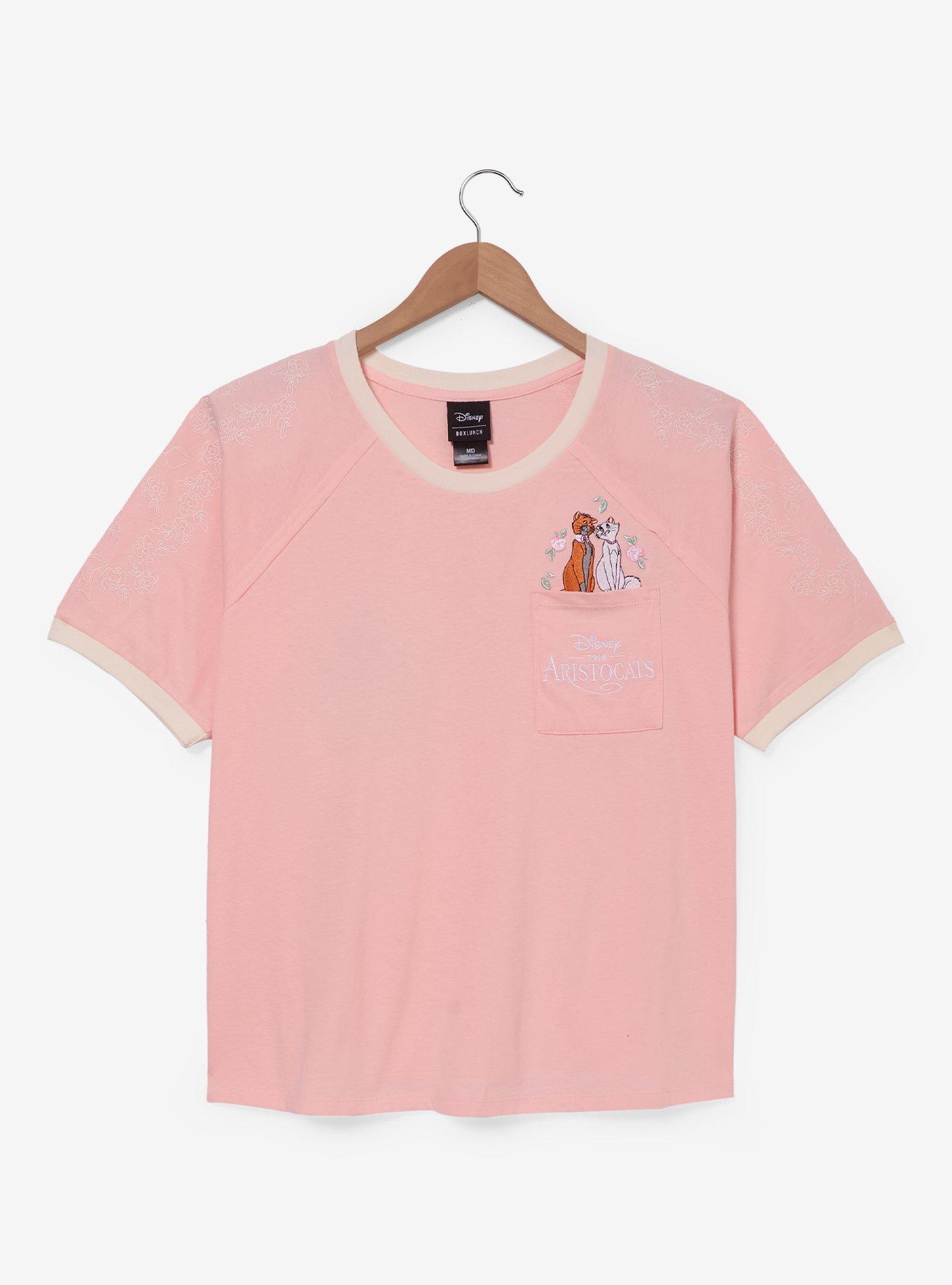 Disney The Aristocats Pink Pocket Women's T-Shirt &mdash; BoxLunch Exclusive, , hi-res