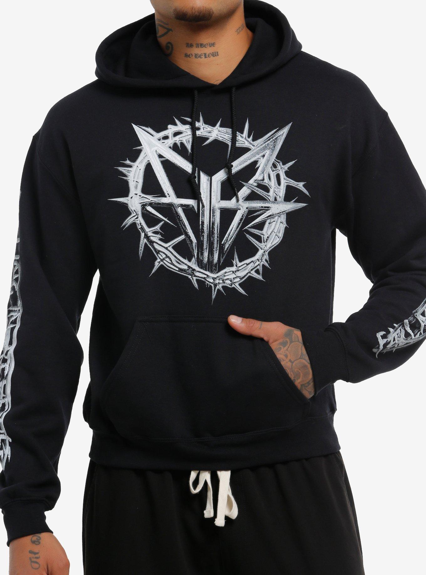 Falling In Reverse Chrome Thorns Logo Hoodie | Hot Topic