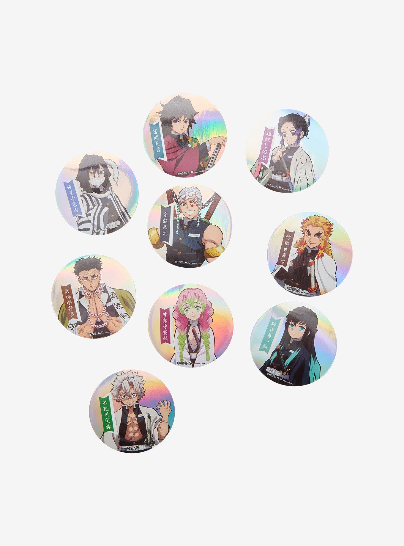 Demon Slayer: Kimetsu No Yaiba Hashira Holographic Sticker Set, , hi-res