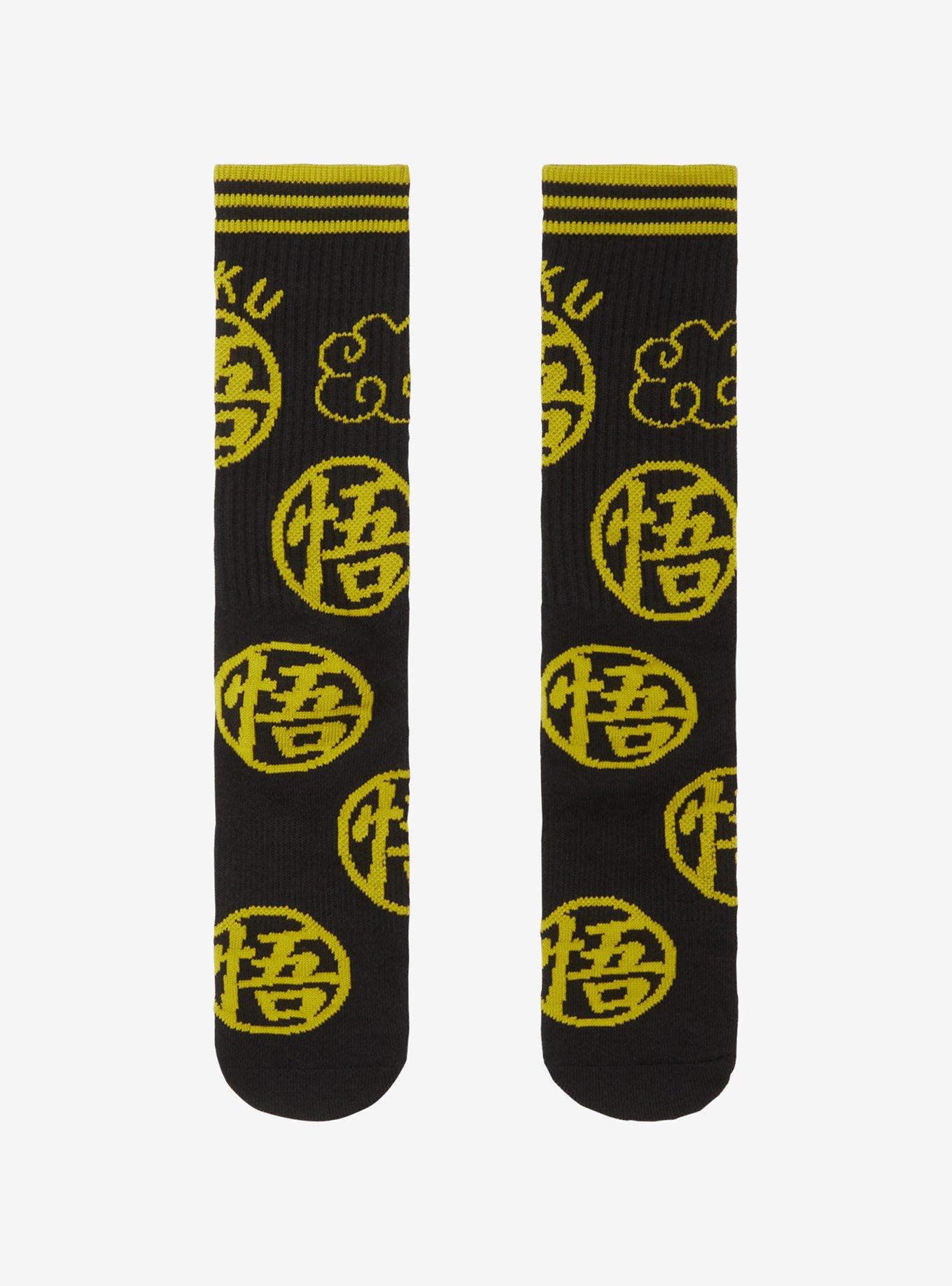Dragon Ball Z Allover Print Crew Socks — BoxLunch Exclusive, , hi-res