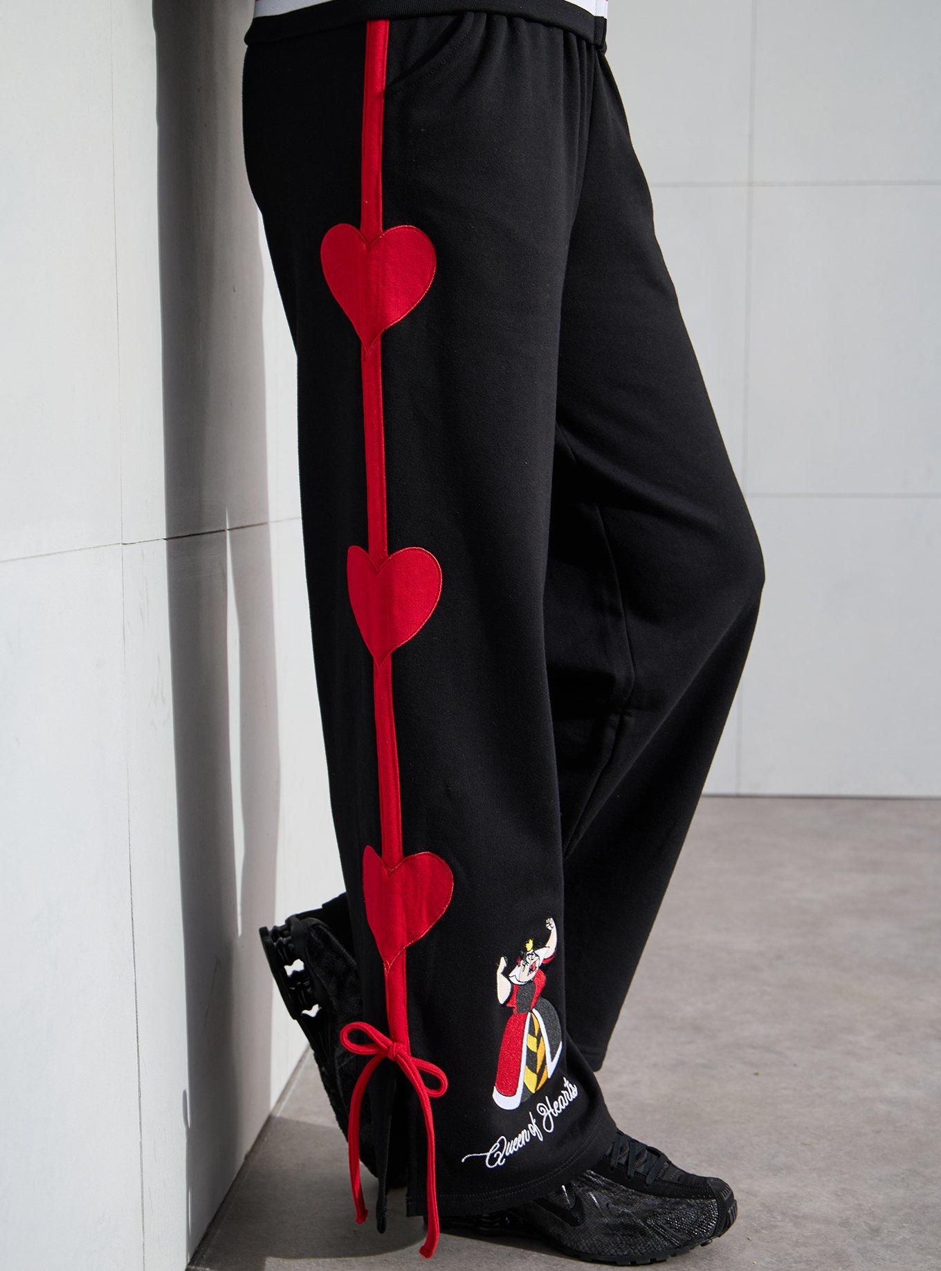 Disney Alice in Wonderland Queen of Hearts Red Rose Society Women's Sweatpants - BoxLunch Exclusive, , hi-res