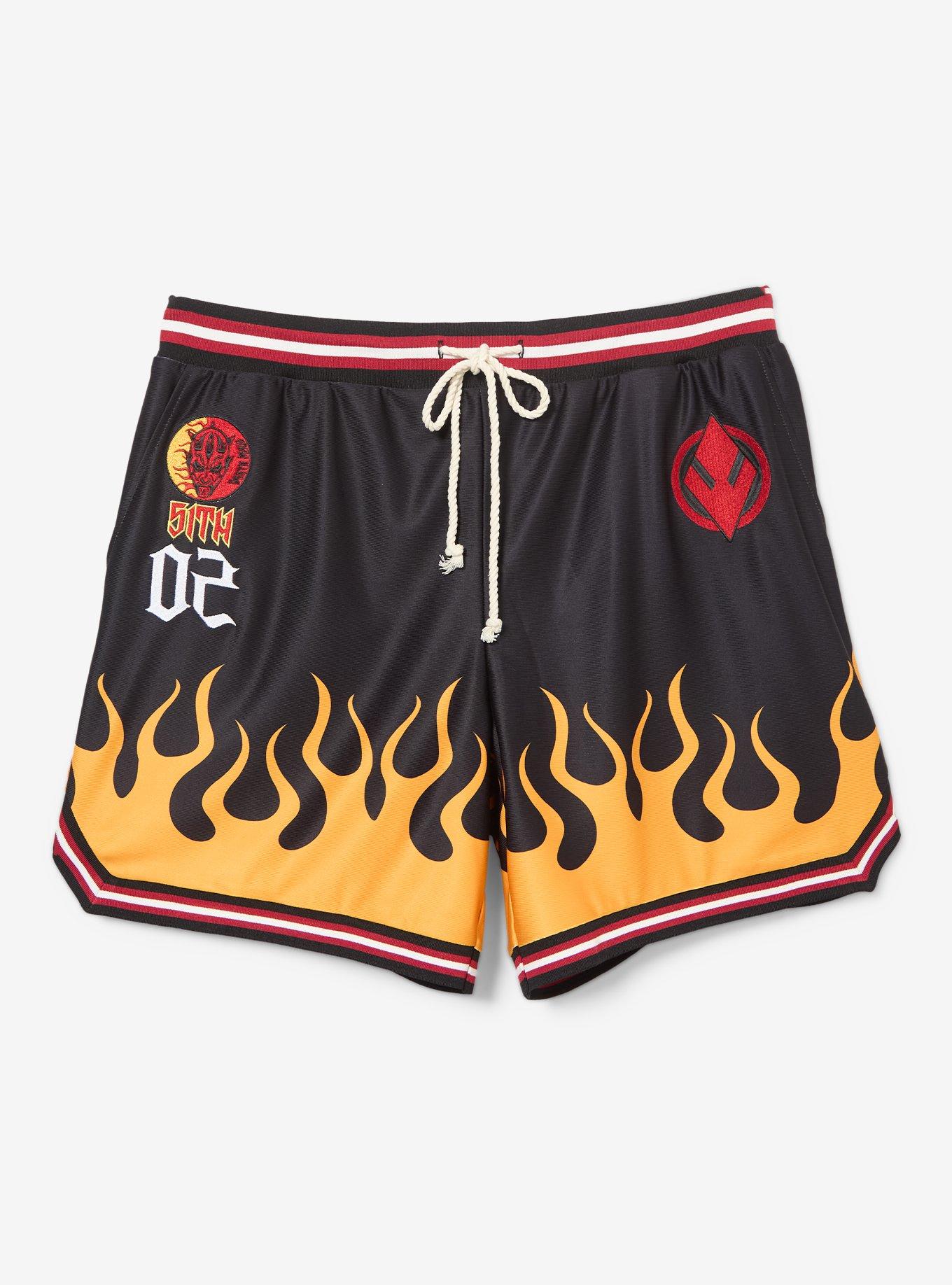Star Wars Darth Maul Basketball Shorts &mdash; BoxLunch Exclusive, , hi-res