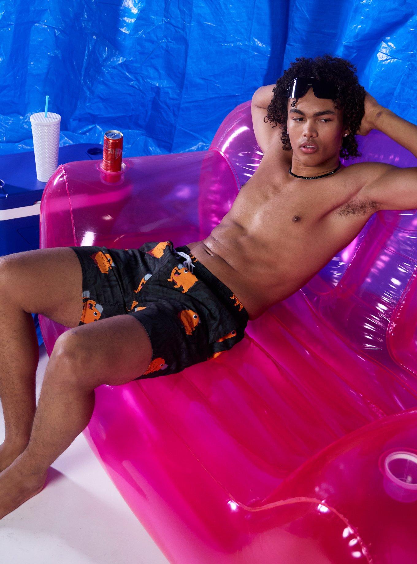 Chainsaw Man Pochita Swim Trunks, , hi-res