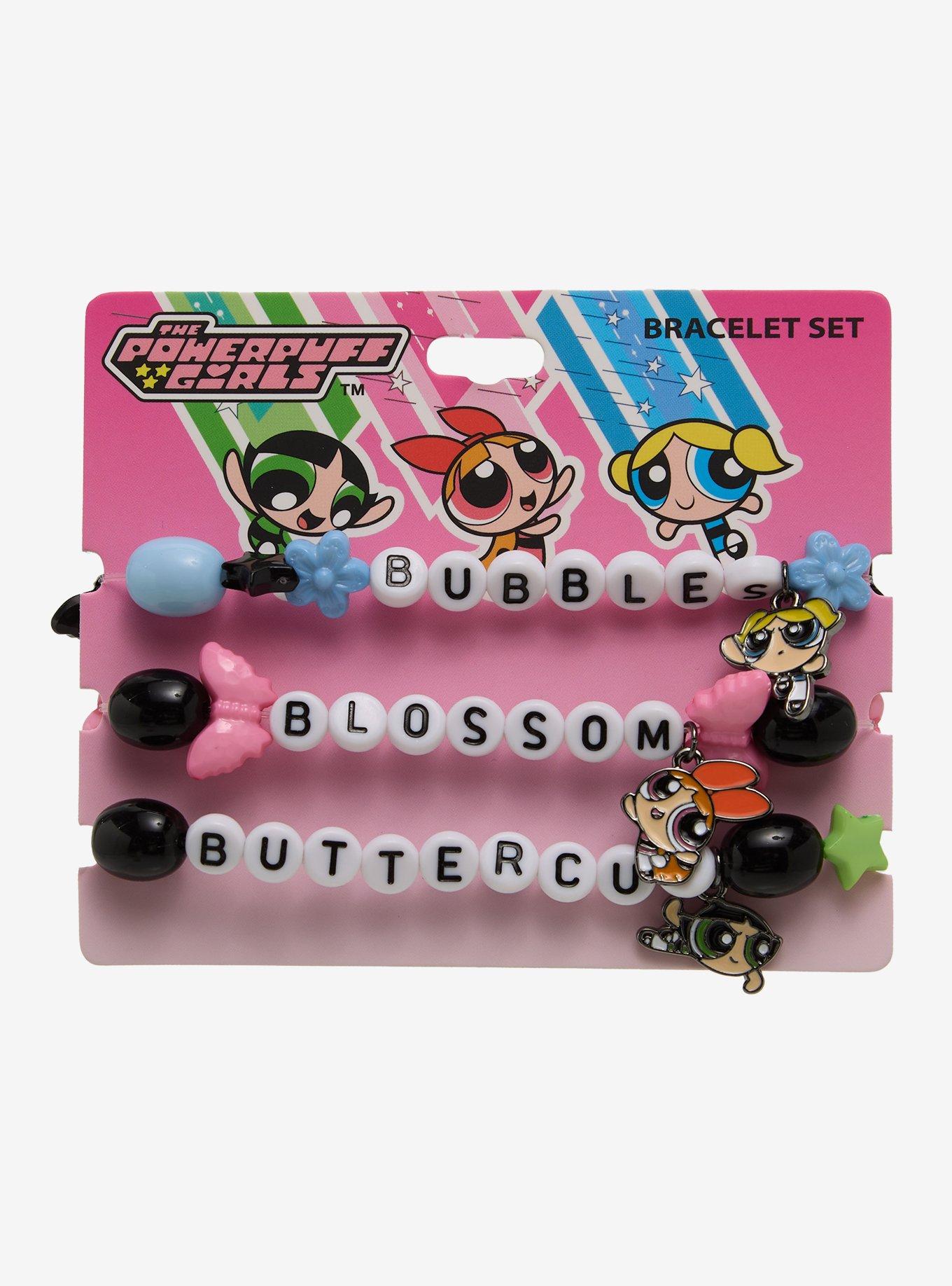 The Powerpuff Girls Beaded Bracelet Set, , hi-res