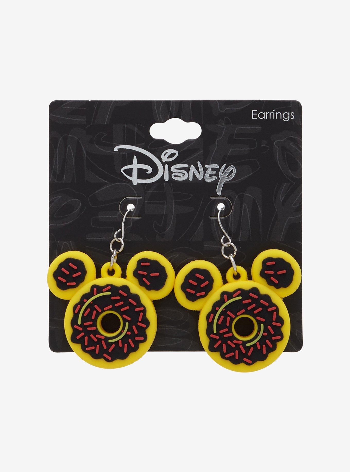 Disney Mickey Mouse Donut Earrings, , hi-res