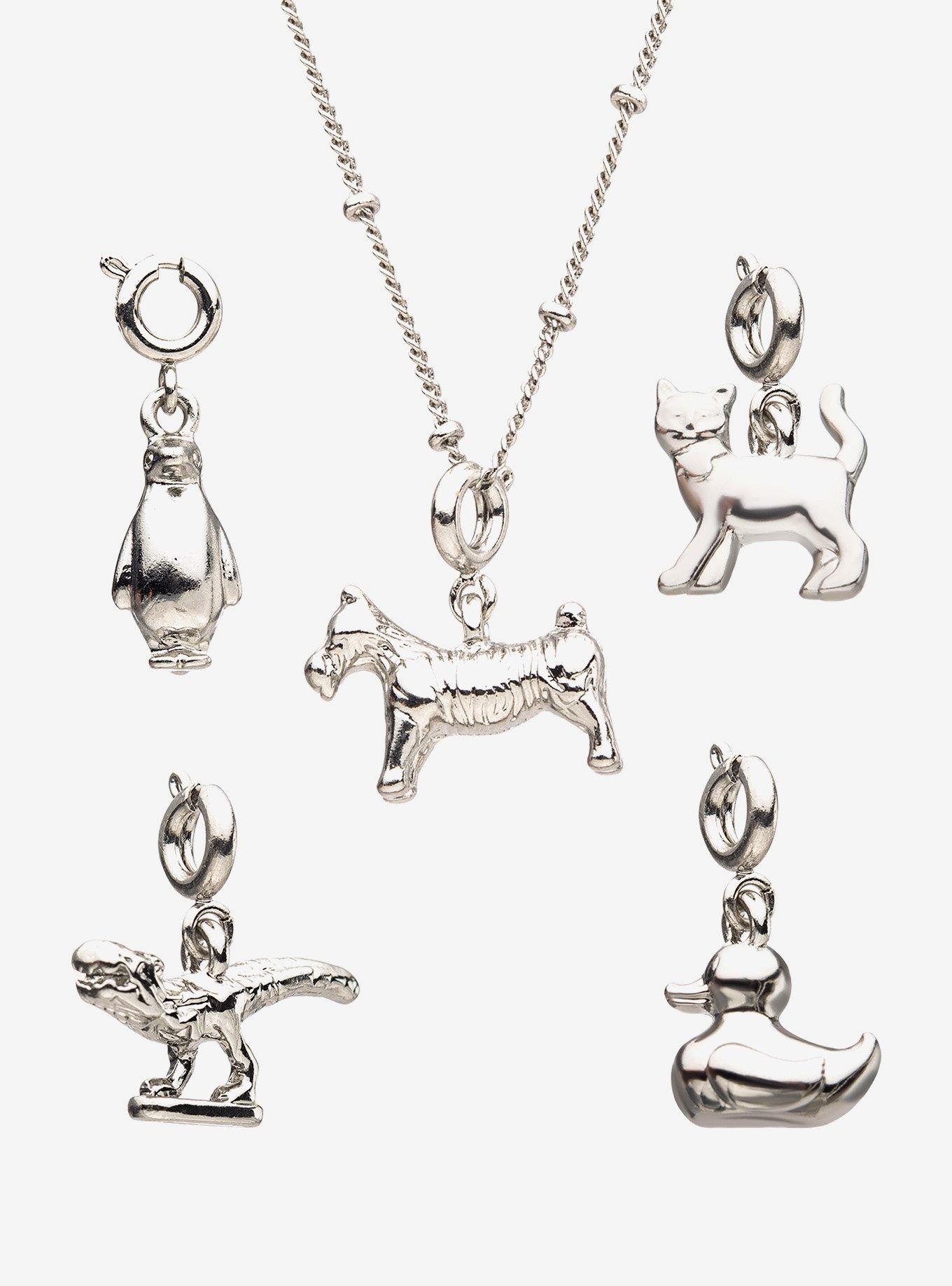 Monopoly Character Interchangeable Charm Necklace Set, , hi-res