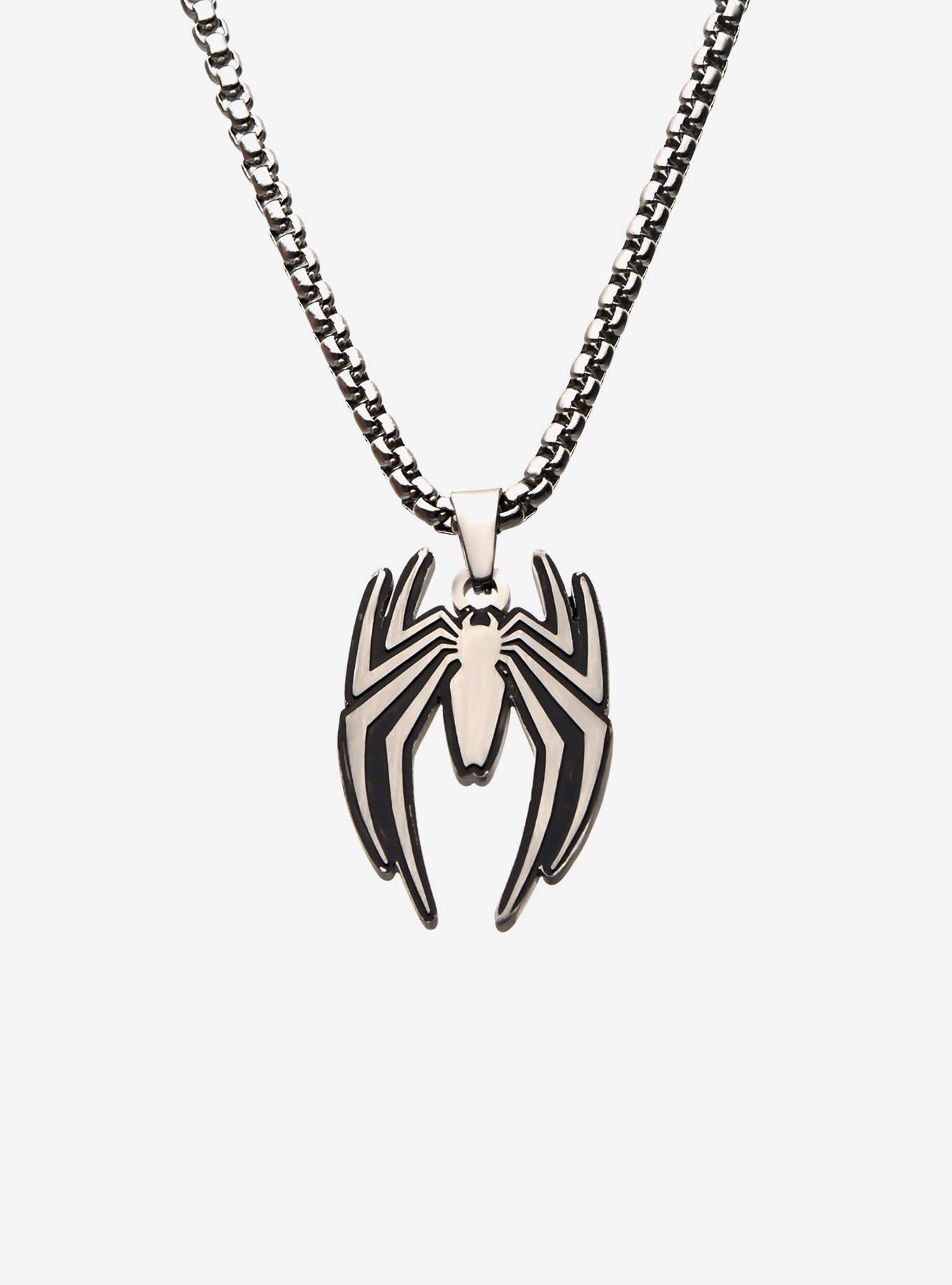 Marvel Spider-Man Emblem Necklace, , hi-res