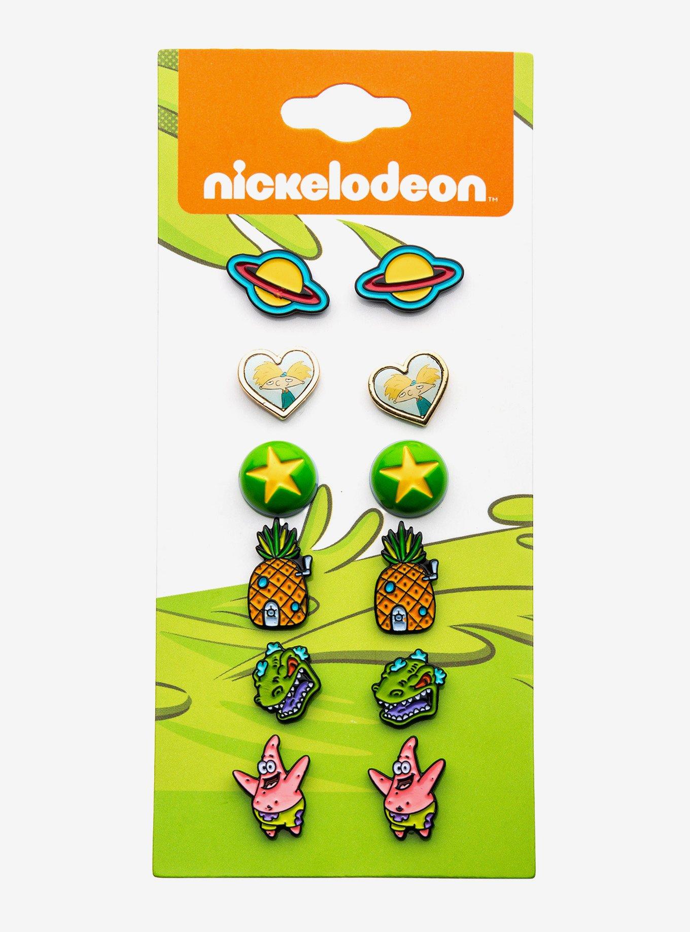 Nickelodeon Icons Stud Earring Set, , hi-res