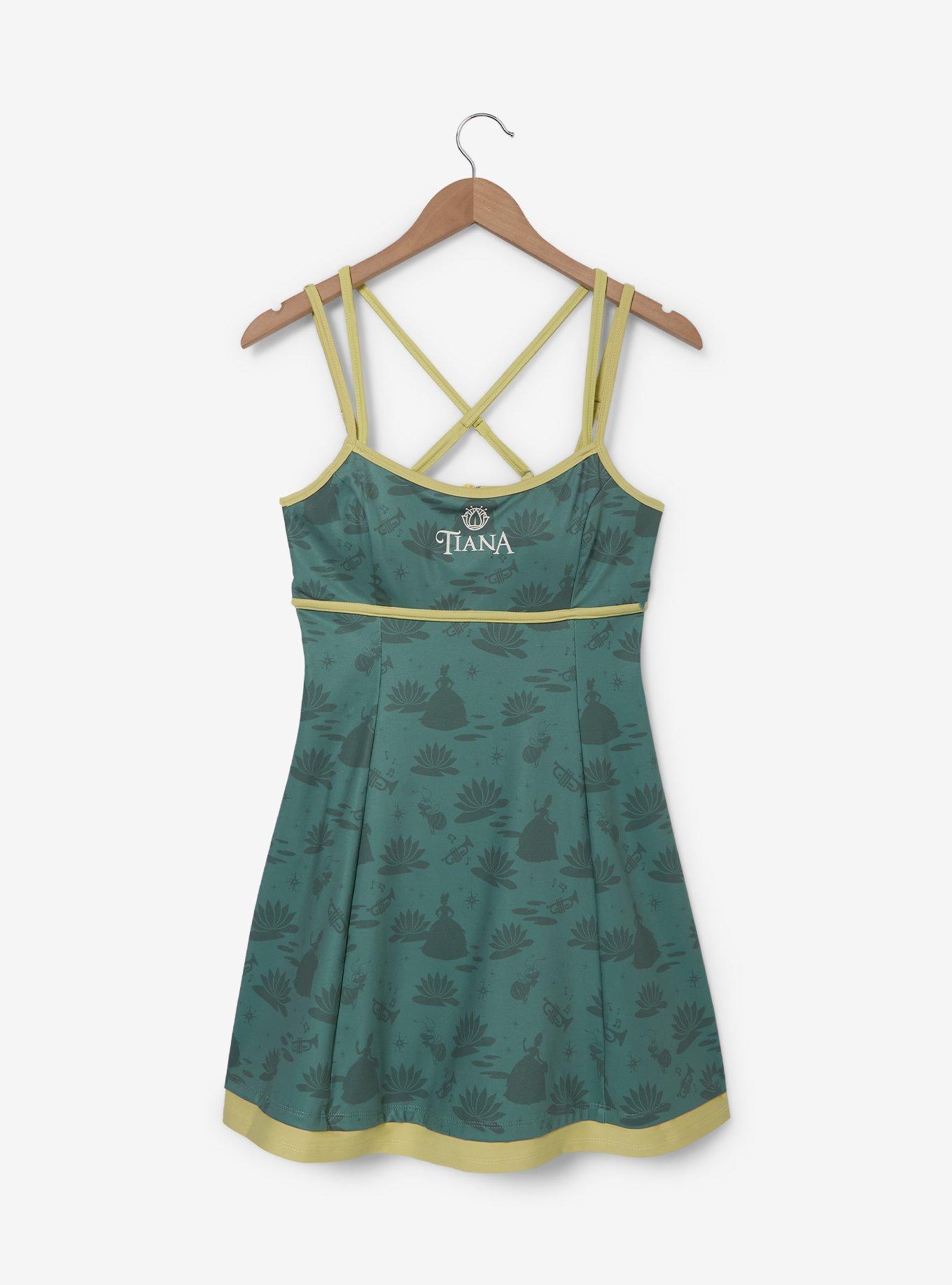 Disney The Princess and The Frog Tiana Icons Allover Print Active Dress - BoxLunch Exclusive, , hi-res