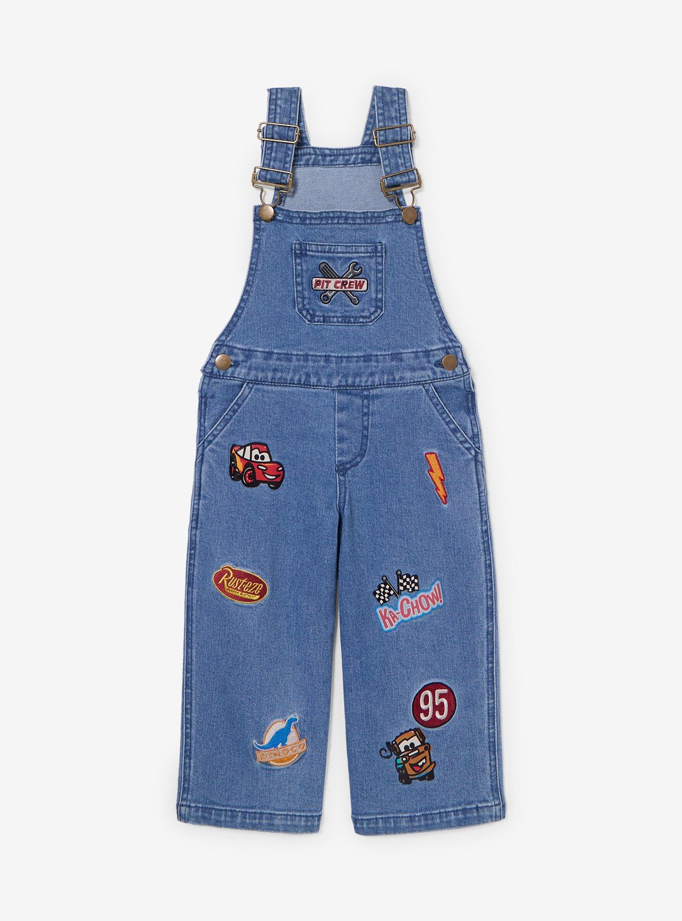 Disney Pixar Cars Icons Toddler Overalls &mdash; BoxLunch Exclusive, , hi-res
