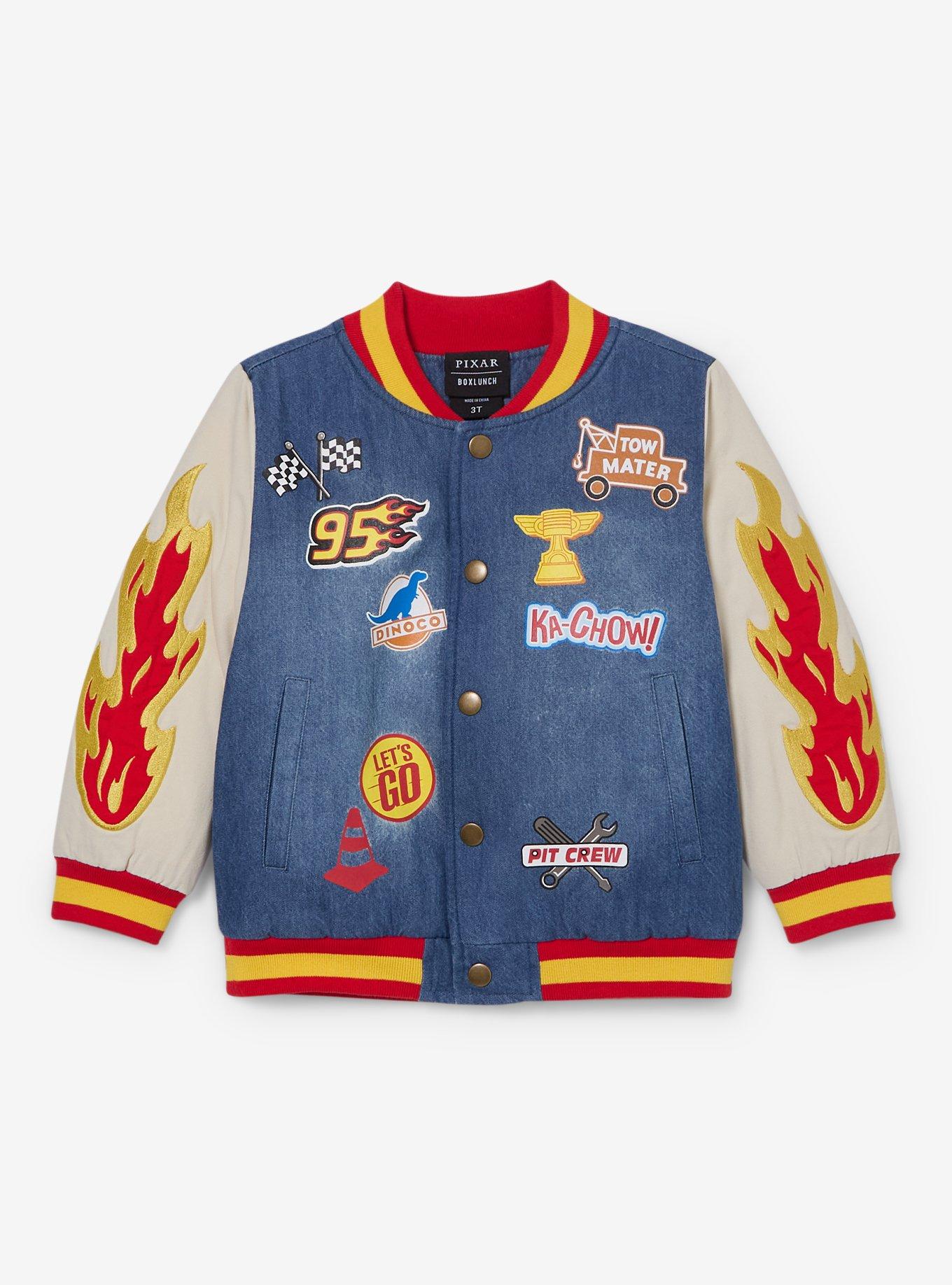 Disney Pixar Cars Flames Toddler Bomber Jacket &mdash; BoxLunch Exclusive, , hi-res