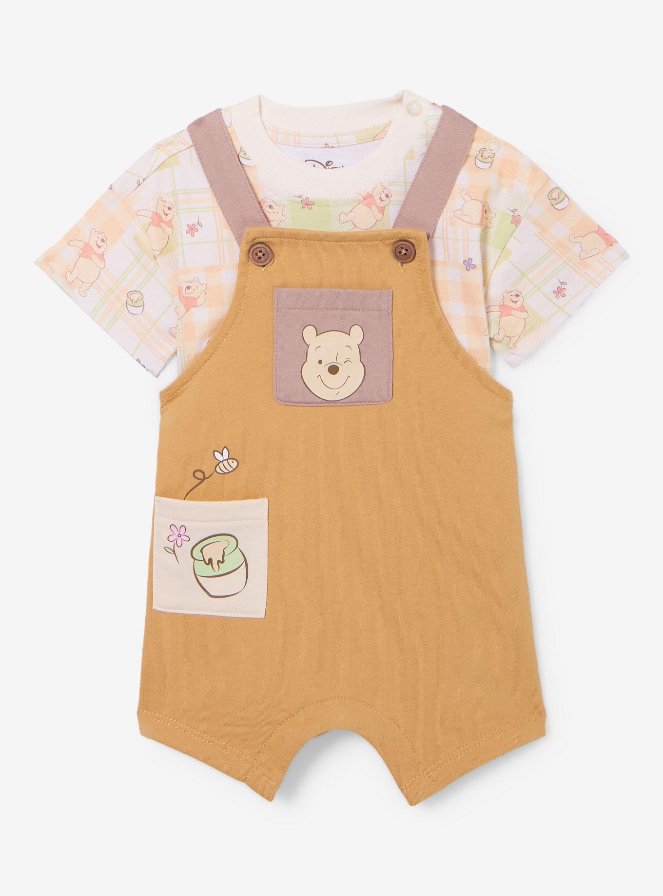 Disney Winnie the Pooh Spring Infant T-Shirt & Overall Set &mdash; BoxLunch Exclusive, , hi-res