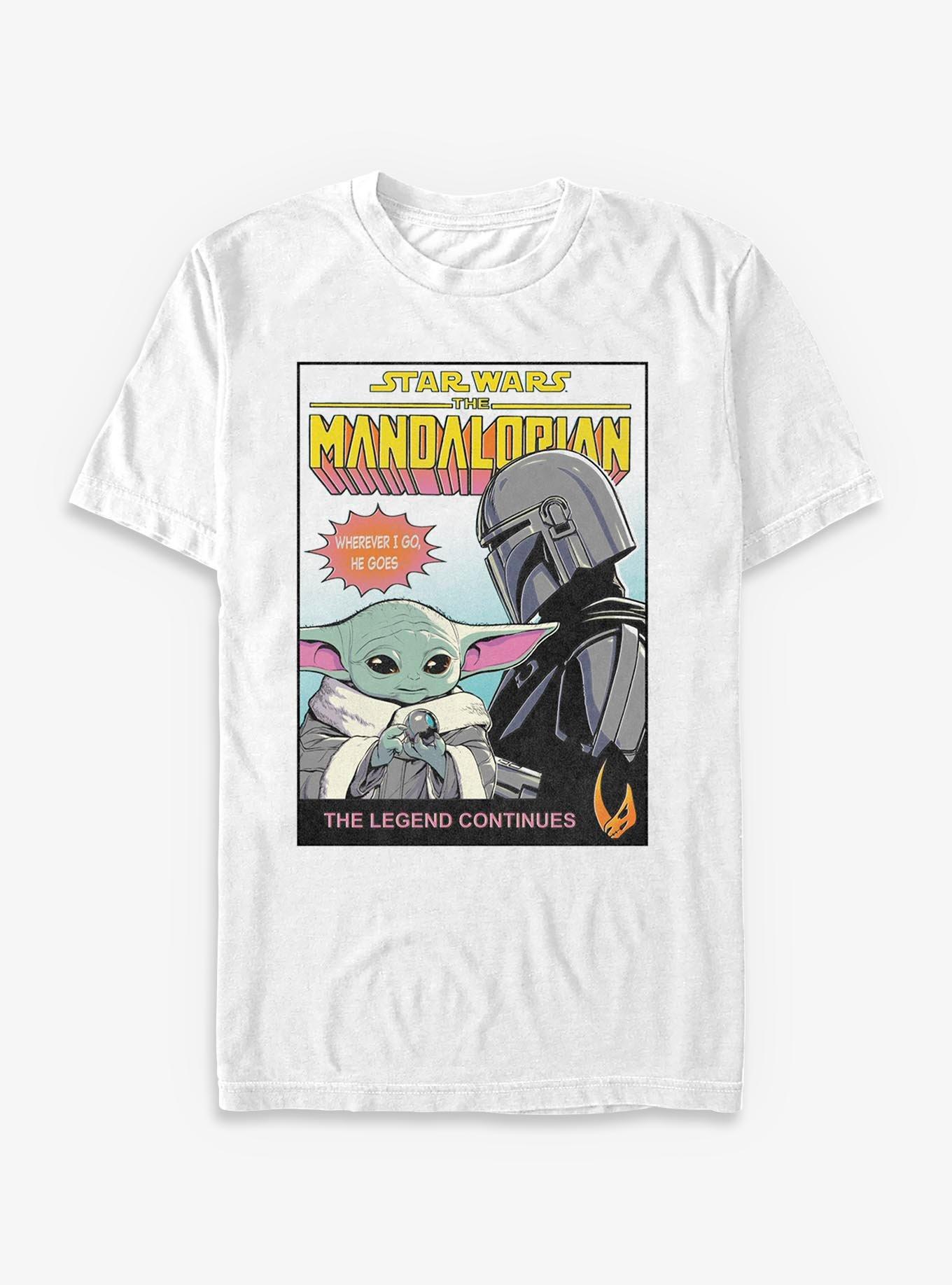 Star Wars The Mandalorian The Legend Continues T-Shirt, , hi-res