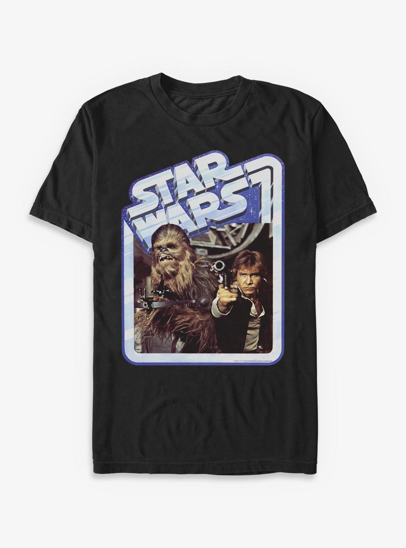 Star Wars Chewbacca and Han Solo Aim T-Shirt, , hi-res