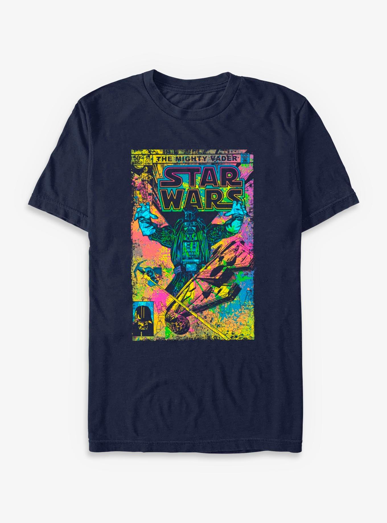 Star Wars Neon The Mighty Vader T-Shirt, , hi-res
