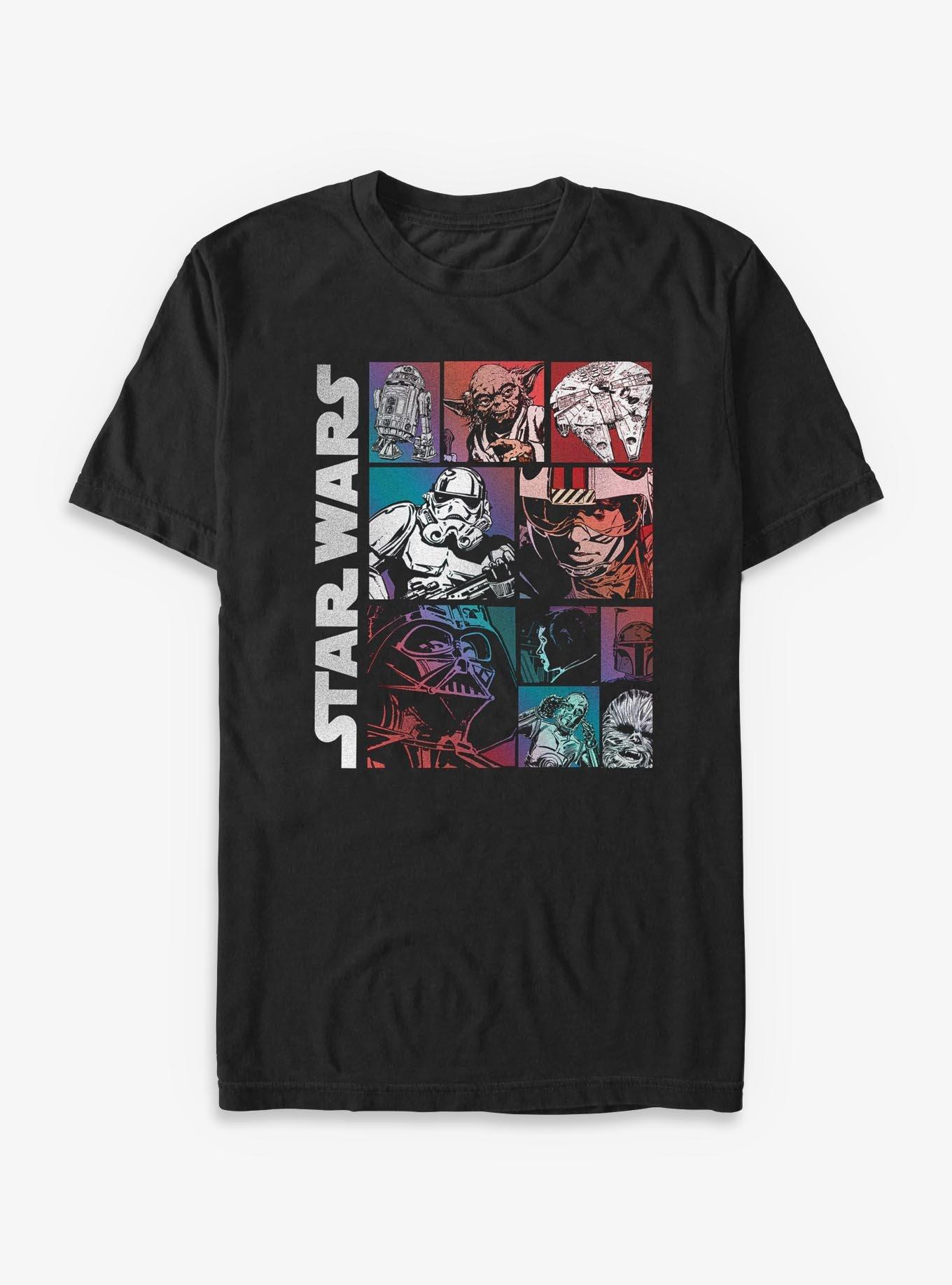 Star Wars Character Grid T-Shirt, , hi-res